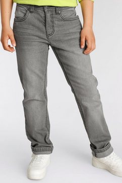 arizona stretch jeans regular fit met rechte pijpen grijs