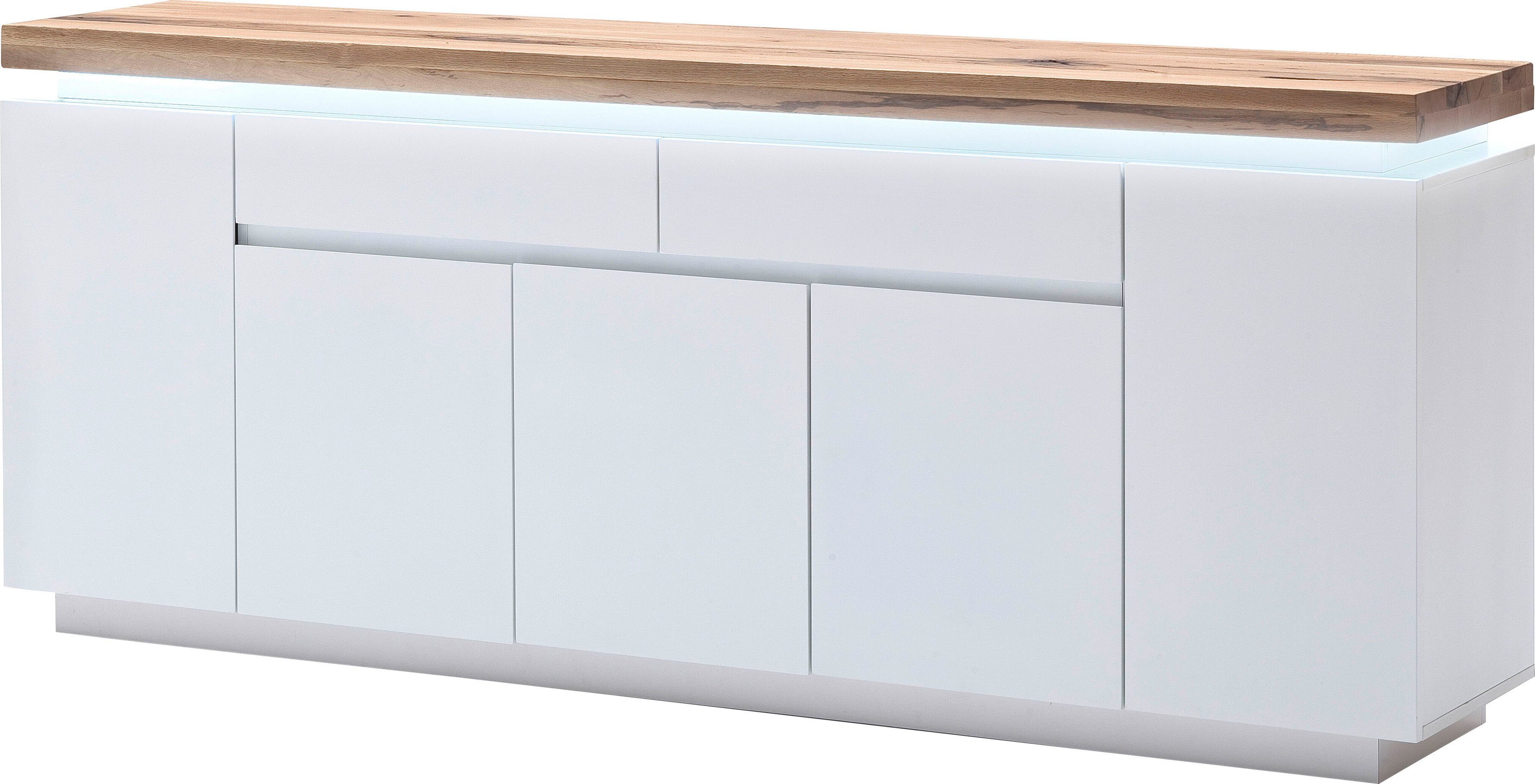 MCA furniture Dressoir Romina met ledverlichting wit dimbaar, incl. afstandsbediening
