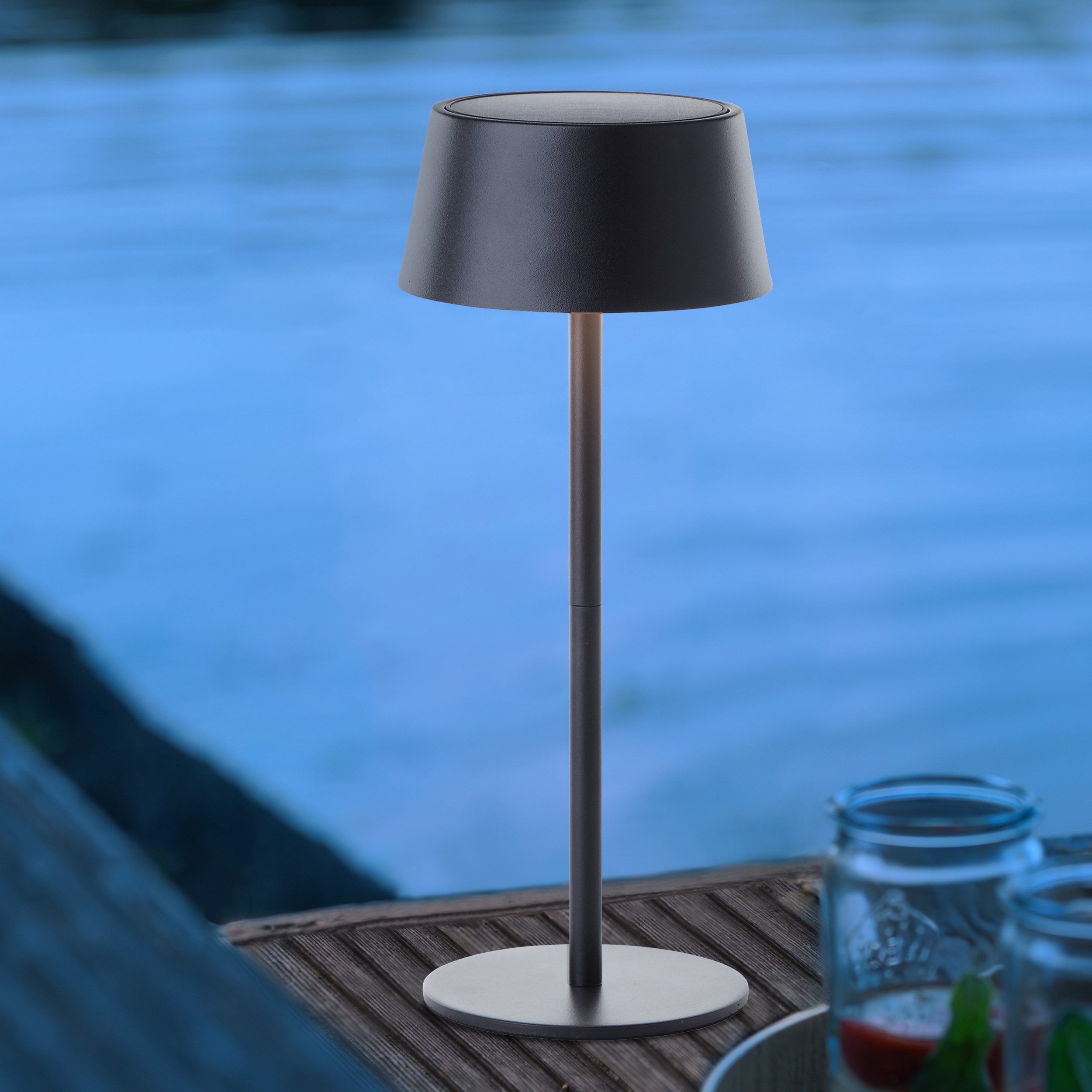 Brilliant Leuchten Led-tafellamp voor buiten Picco