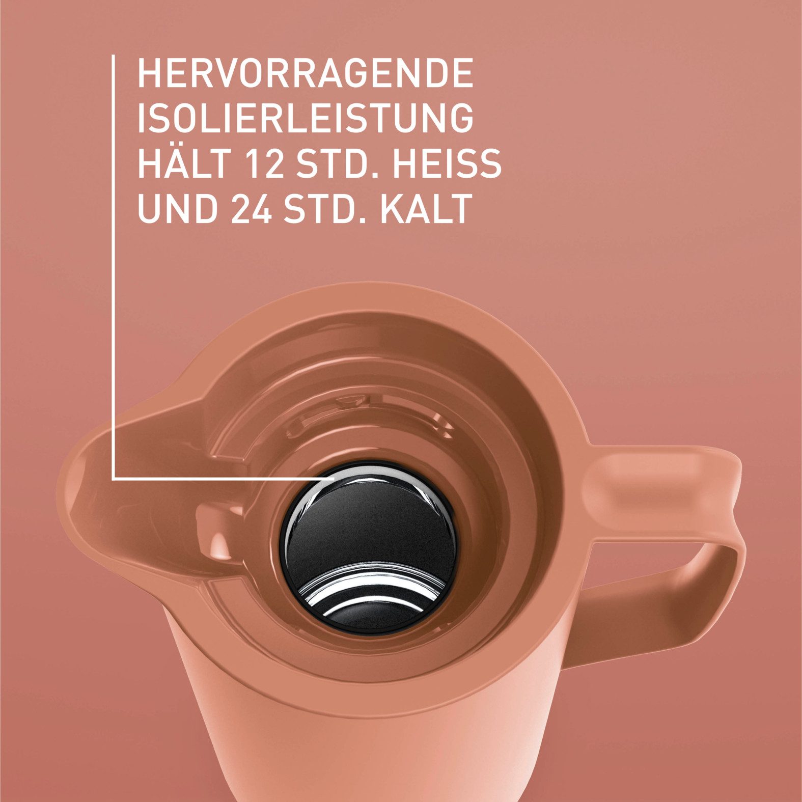 Emsa Thermoskan Motiva in modern design, 100% lekvrij, gemaakt in Duitsland