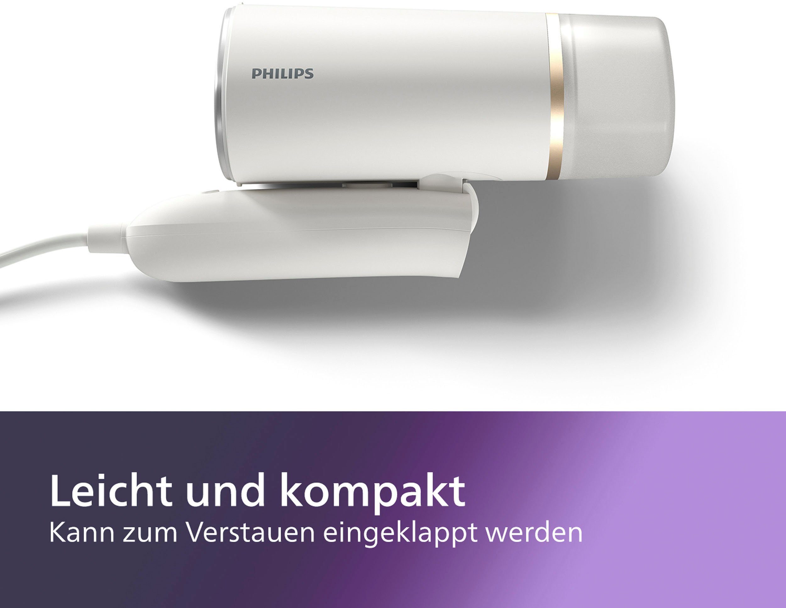 Philips Stoomontkreuker STH3020/10 "Traveller", 120 ml afneembare watertank, metalen plaat