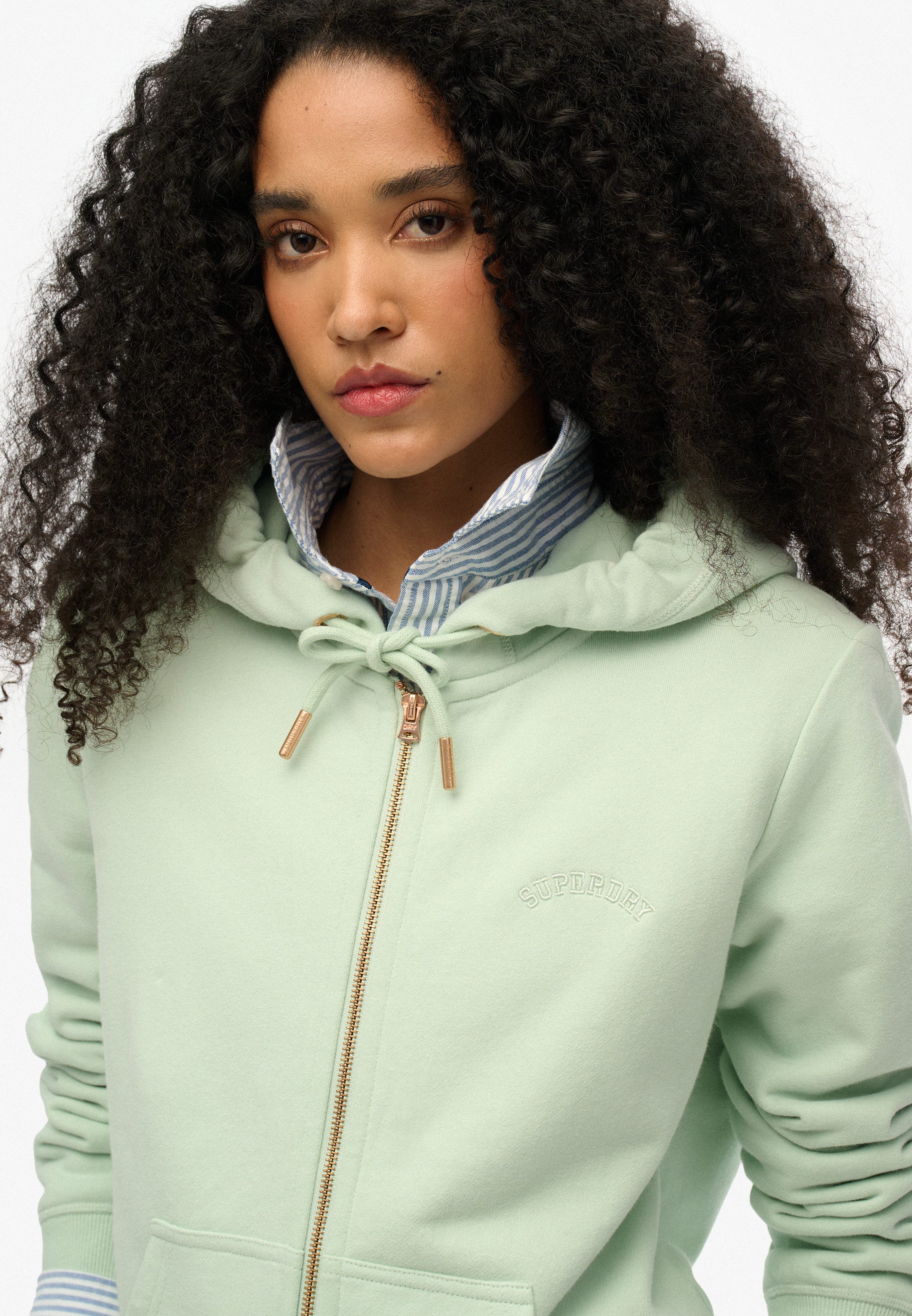 Superdry Capuchonsweatvest ESSENTIAL LOGO ZIPHOOD HB