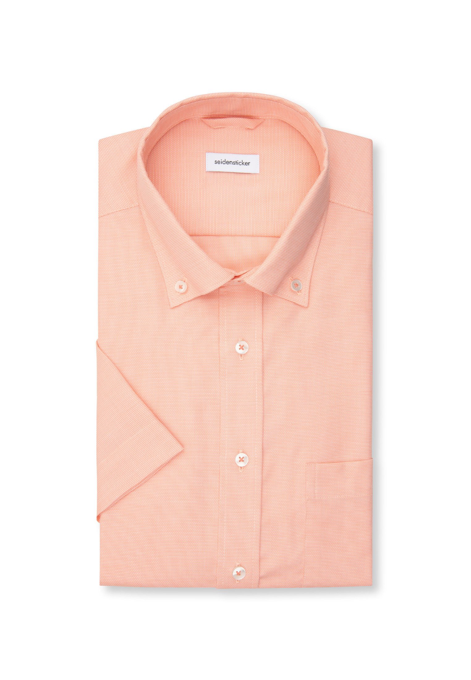 seidensticker Businessoverhemd Regular 1/2 Button-down kraag structuur