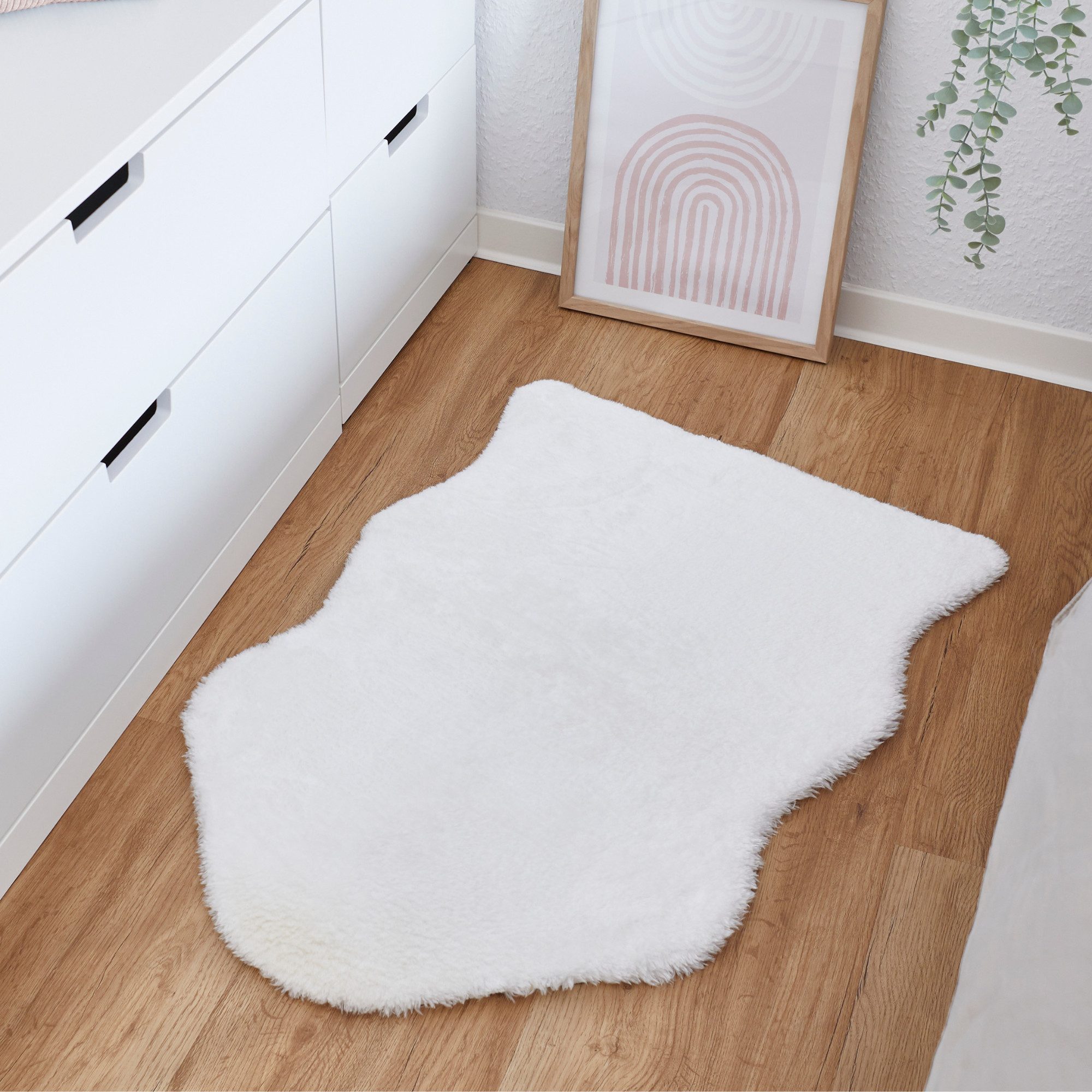 Andiamo Vachtvloerkleed Lam imitatiebont Nepbont, bijzonder zacht door microvezel, klantenfavoriet