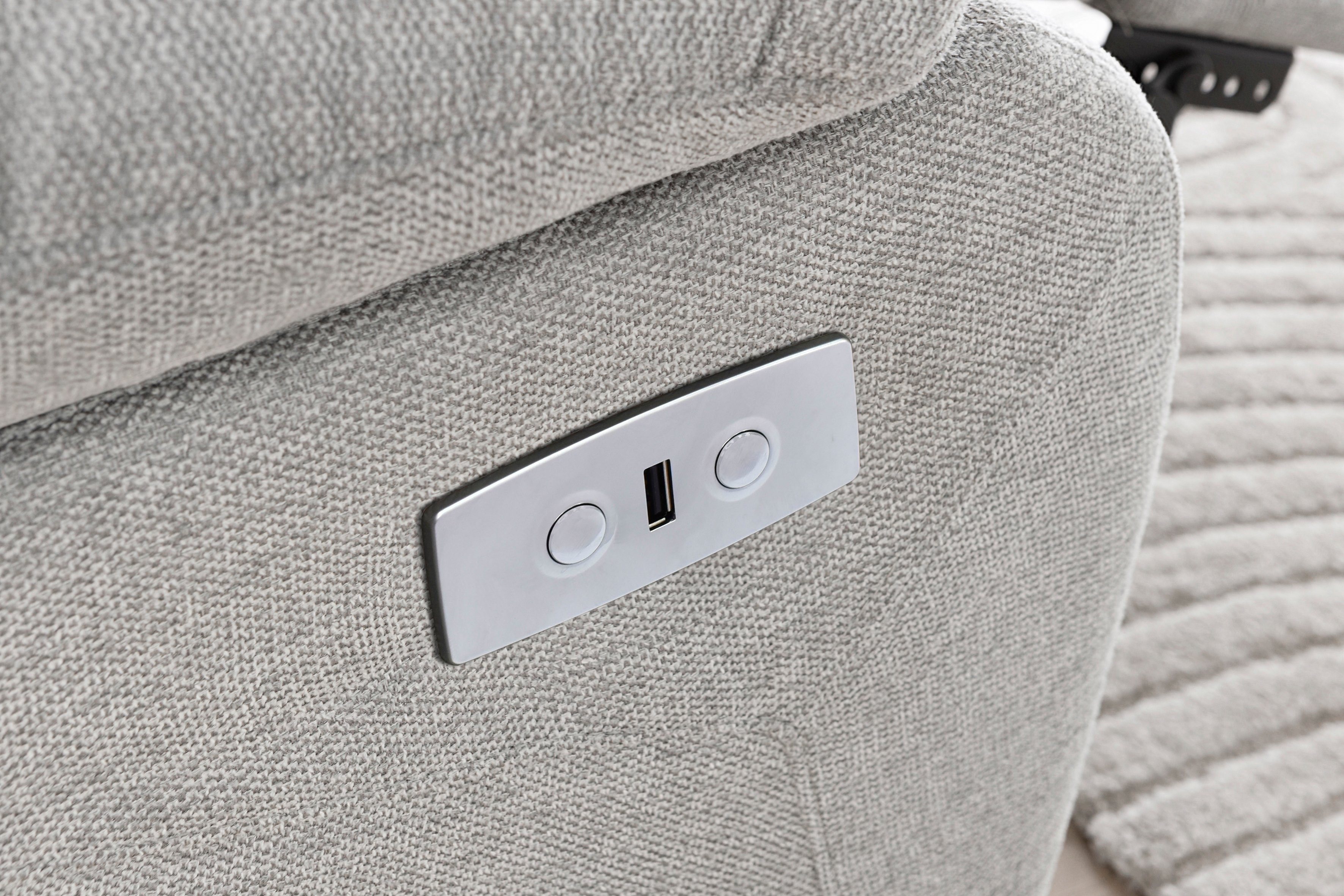 Home affaire Relaxfauteuil Lannilis met ligfunctie, tv-stoel met handmatige en elektrische relaxfunctie