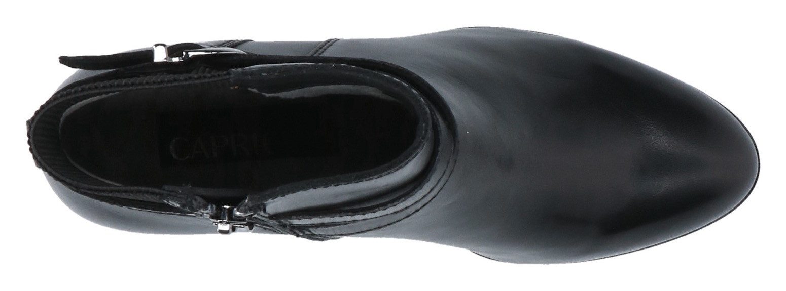 Caprice Laarsjes blokhak, business schoen, ankleboots met decoratieve gesp