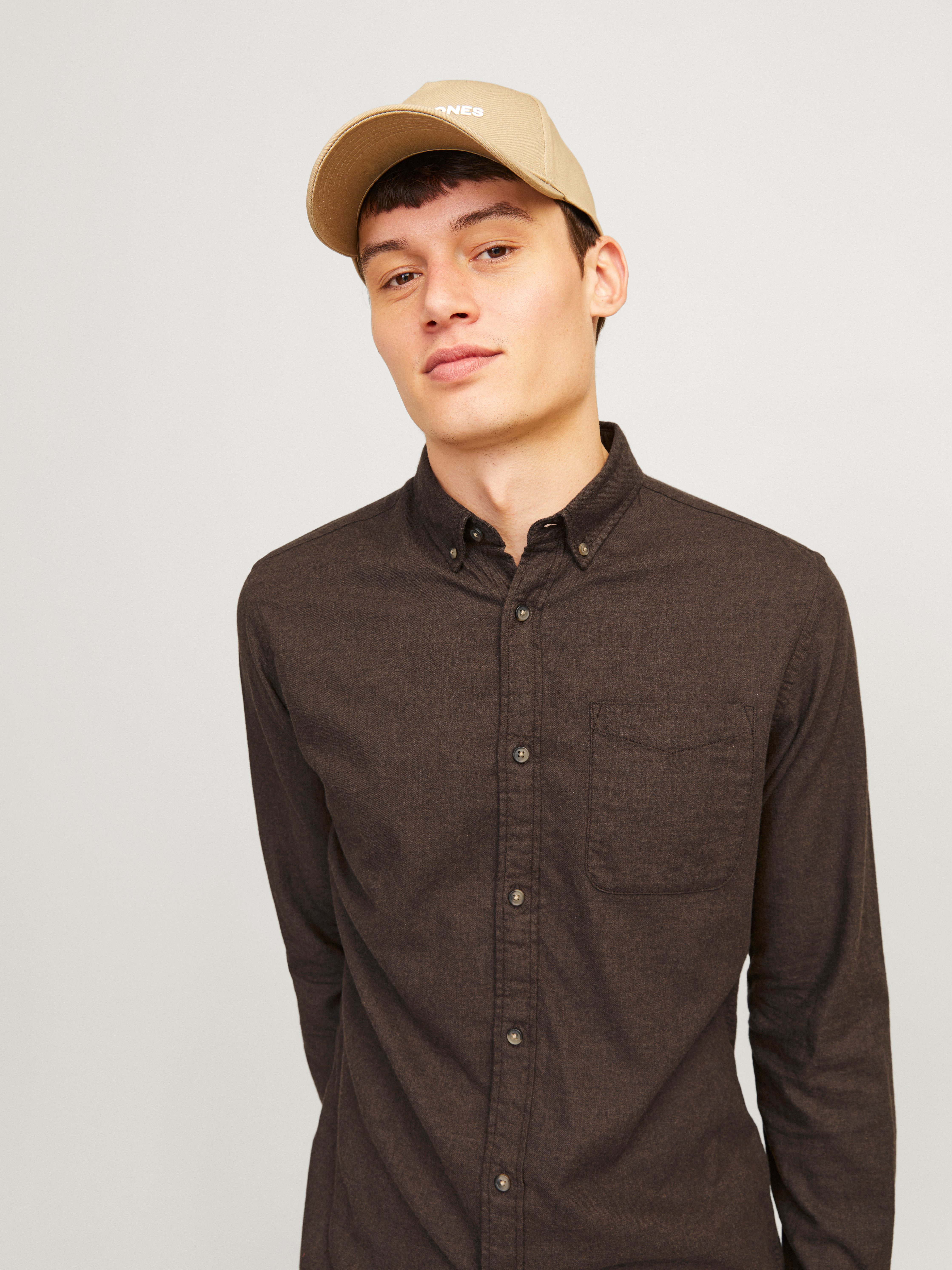 Jack & Jones Overhemd met lange mouwen JJECLASSIC MELANGE SHIRT LS SN