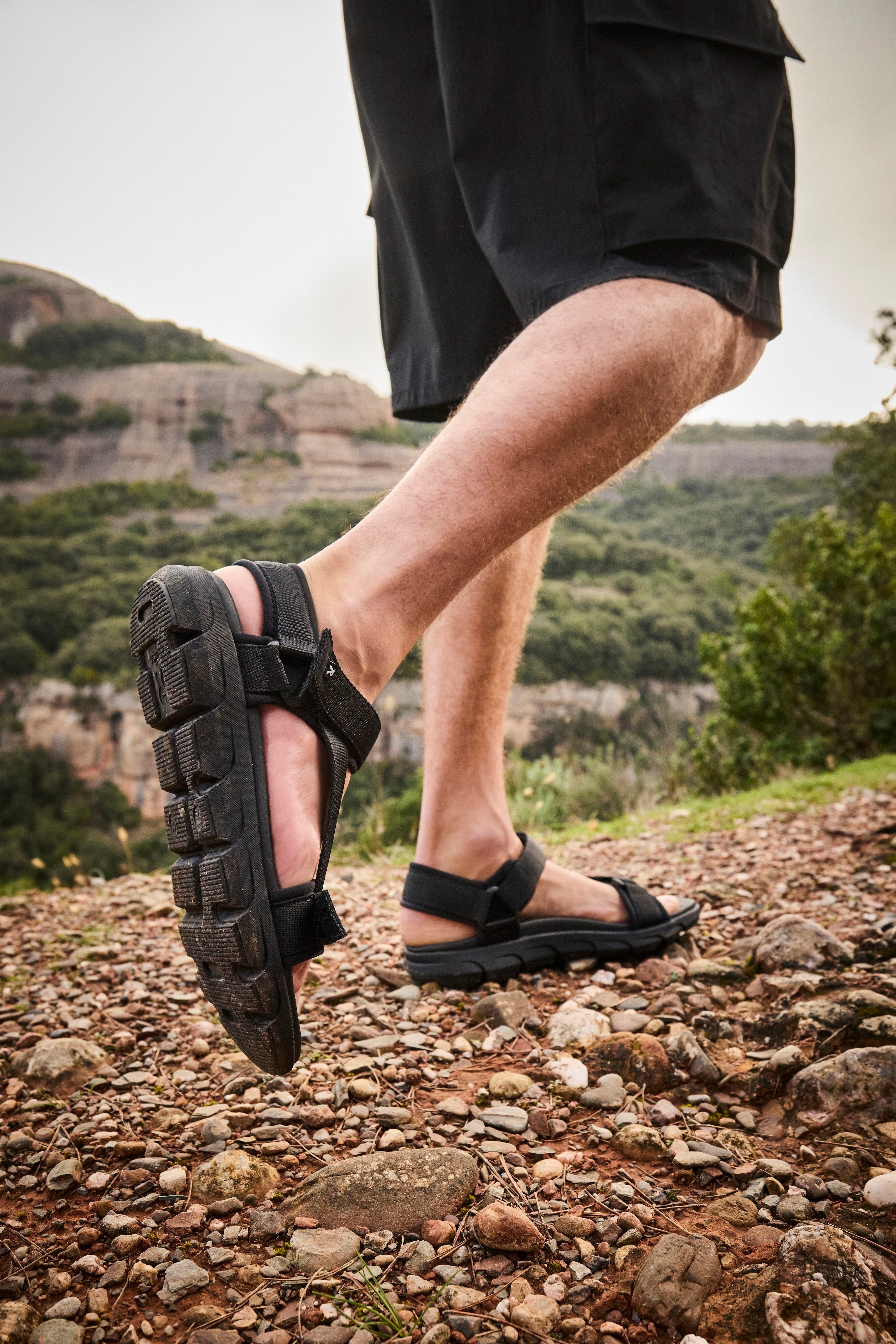 RIEKER Sport Sandalen Orlando , zomer schoen, outdoorsandaal, machinewasbaar, met klittenbanden