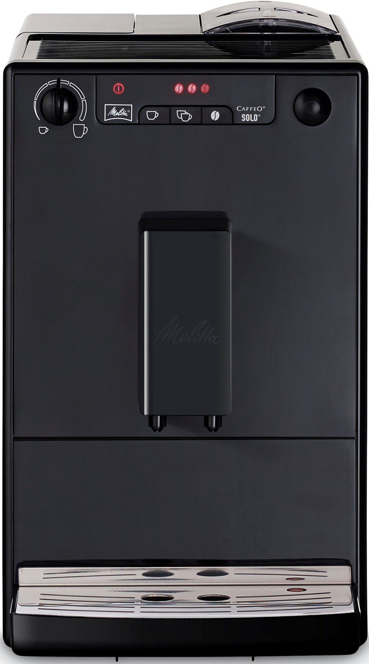 Melitta Volautomatisch koffiezetapparaat Solo® E950-201, zwart, Perfect voor caffè crema & espresso, slechts 20 cm breed