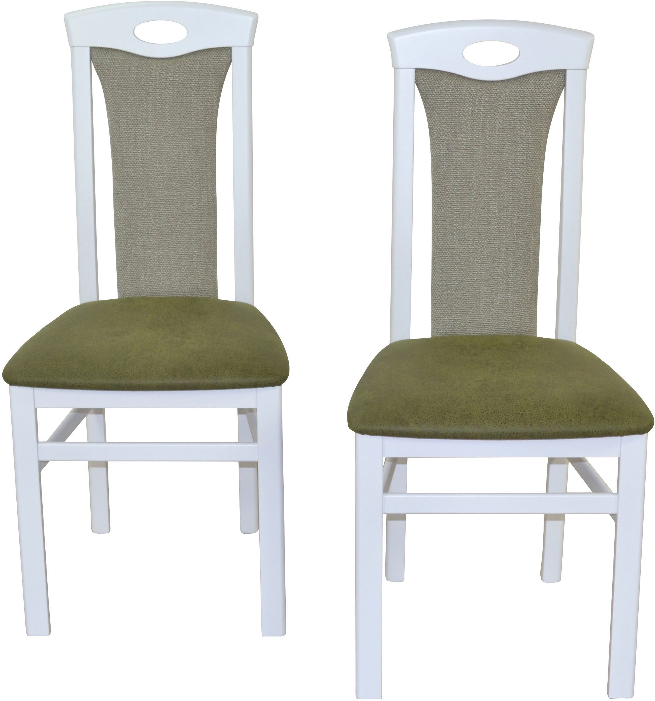 HOFMANN LIVING AND MORE Eethoek 3-delig eethoek Stoelen voorgemonteerd (voordeelset, 3-delig)