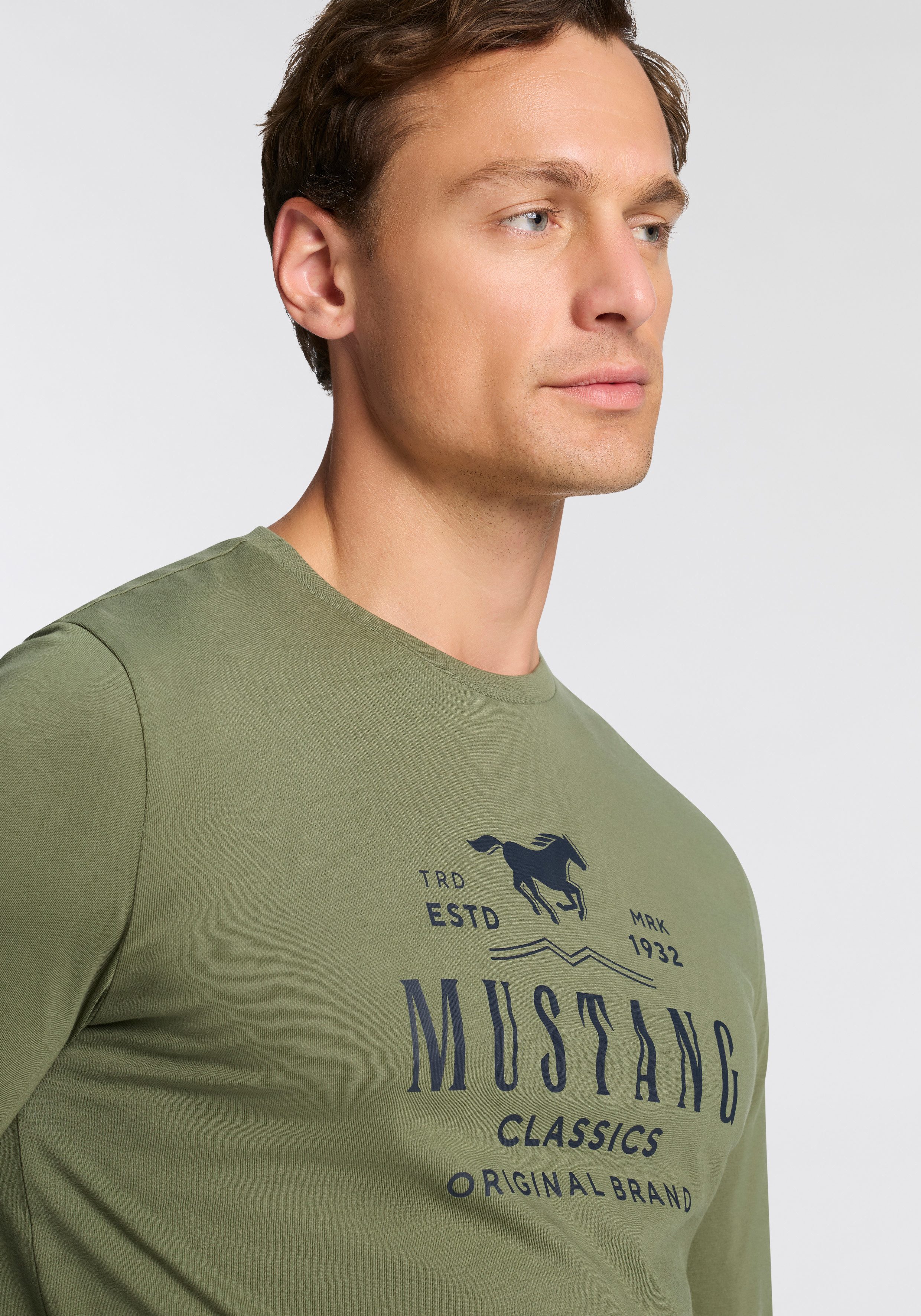 MUSTANG Shirt met lange mouwen Style Adrian