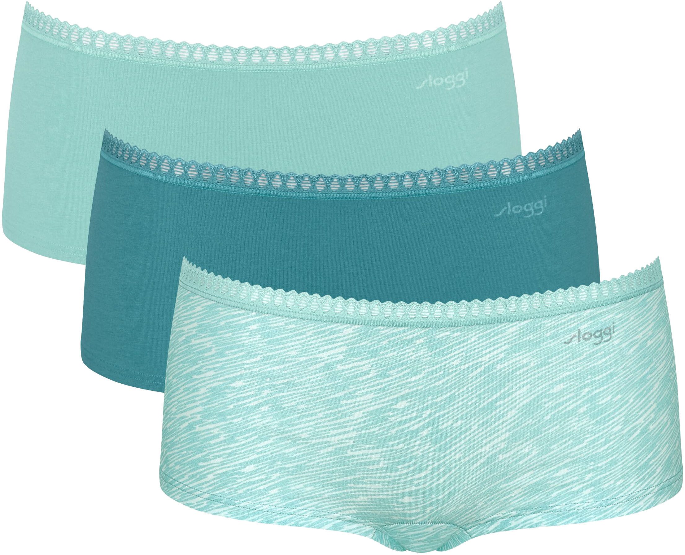 Sloggi Hipster GO Crush Short C3P (Set van 3) dames slips maat XS multicolor
