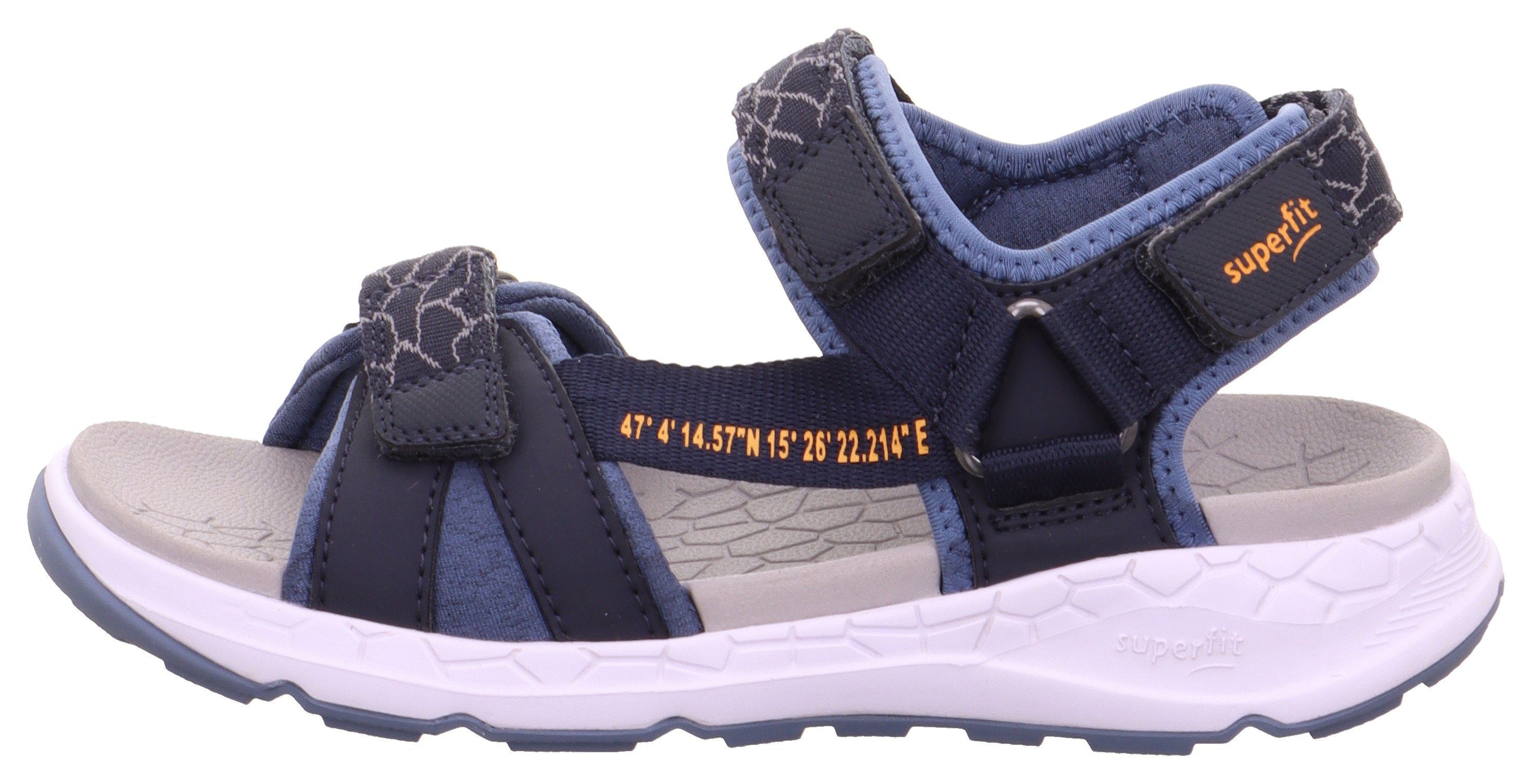 Superfit Sandalen CRISS CROSS WMS: middel , zomerschoen, klittenbandschoen, vrijetijdssandaal, met klittenbandsluiting