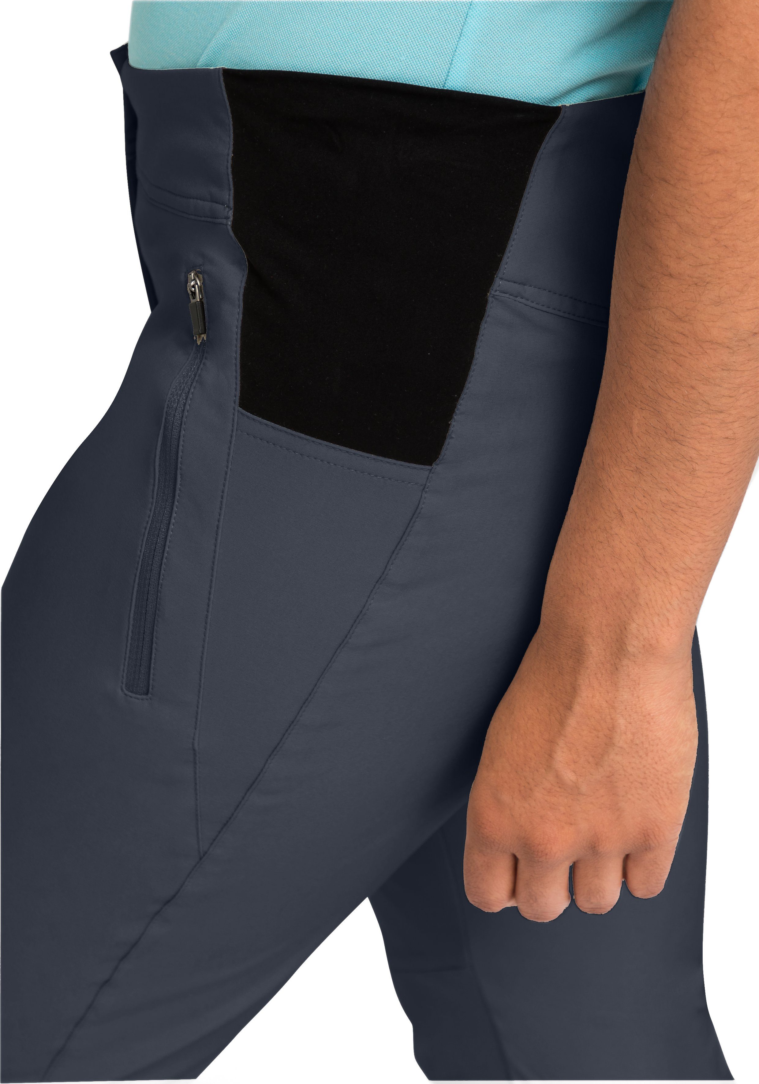 Maier Sports Outdoorbroek Latit Slim Vario W Dames wandelbroek, lange outdoorbroek, trekkingbroek slim