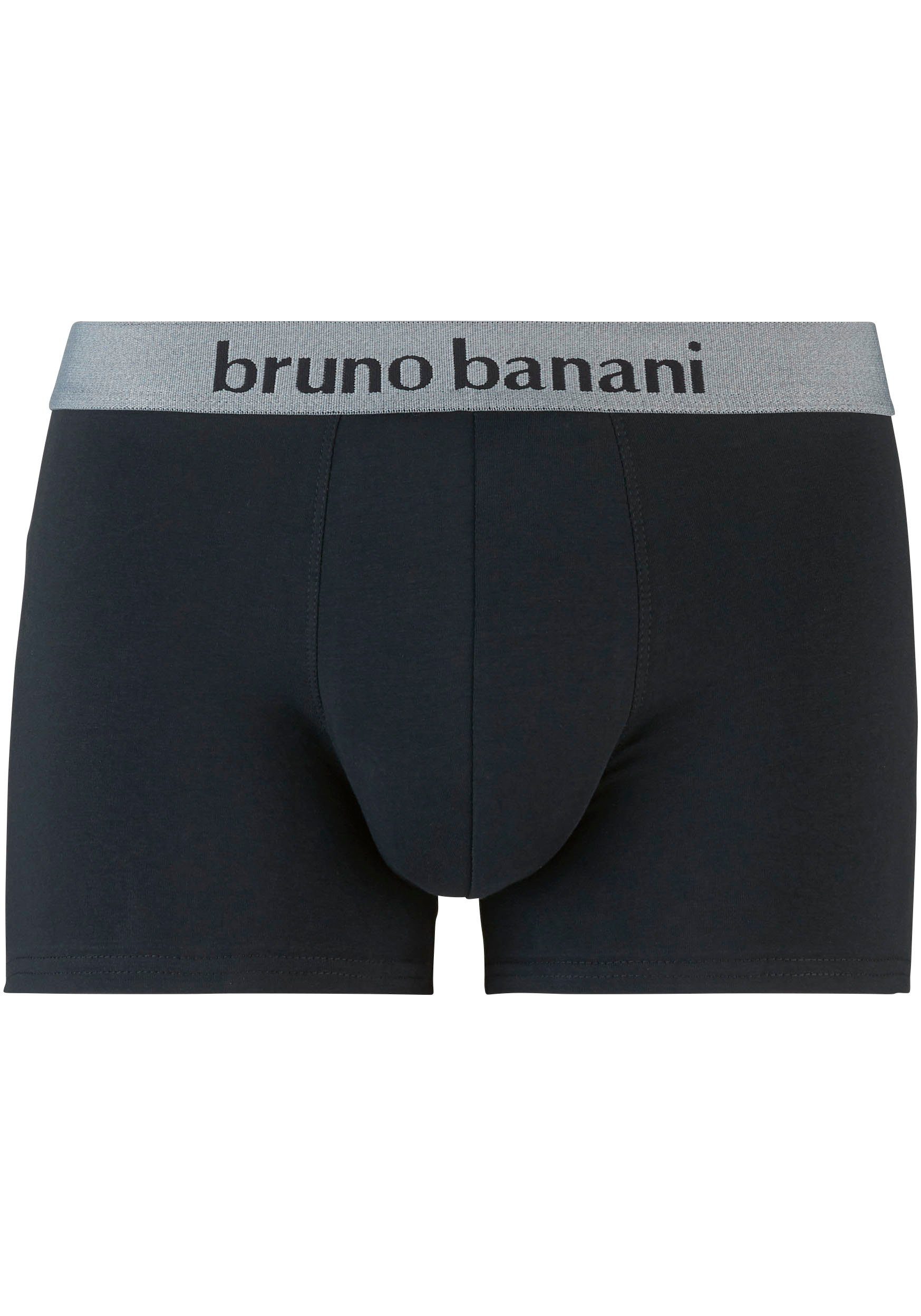 Bruno Banani Boxershort met contrasterend logo-tailleband (2 stuks, Set van 2)