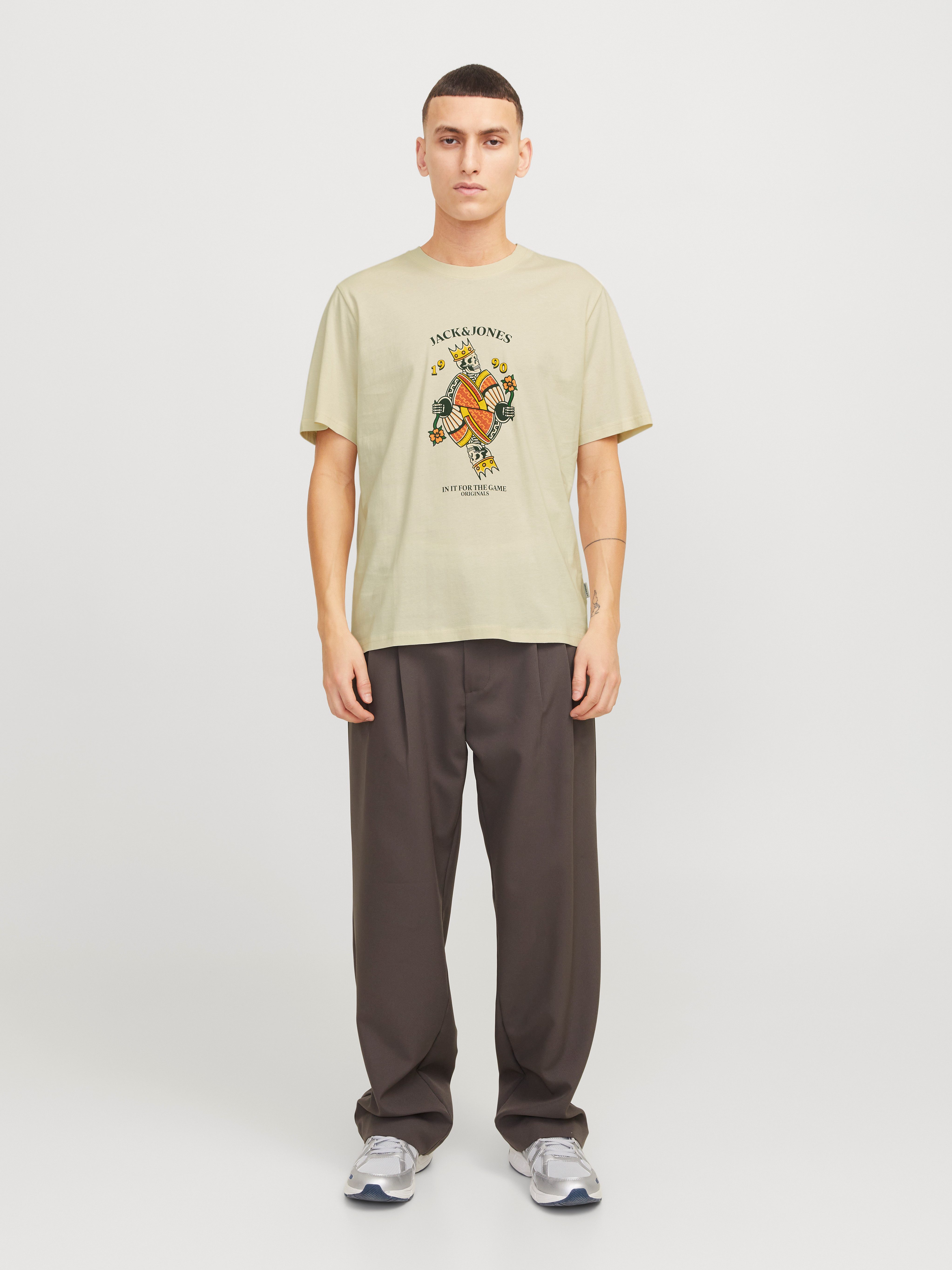 Jack & Jones T-shirt JORANATOMY SKULL TEE SS CREW NECK LN
