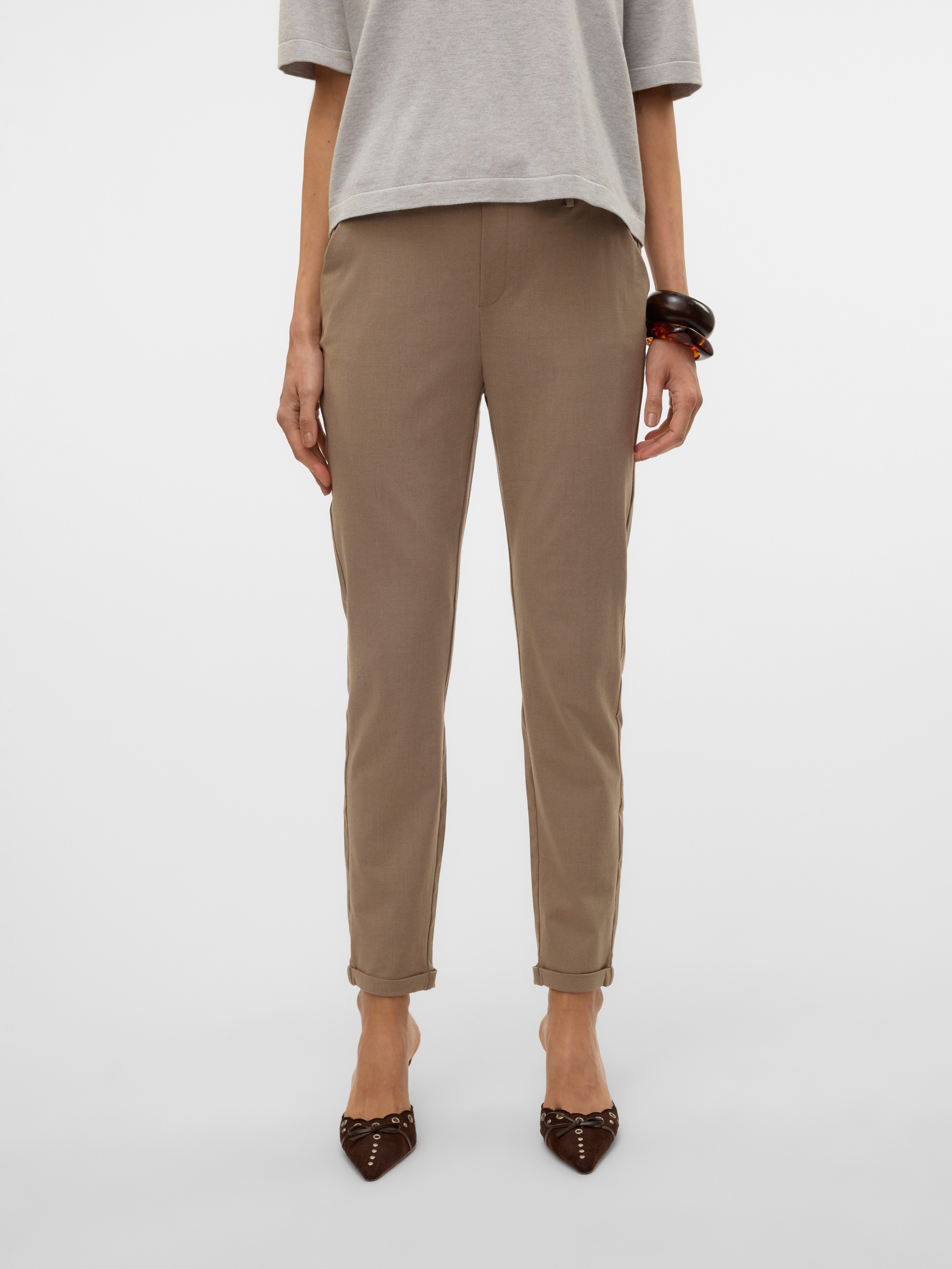 Vero Moda Pantalon VMMAYA MONE MW LOOSE TAILOR PANT NOOS