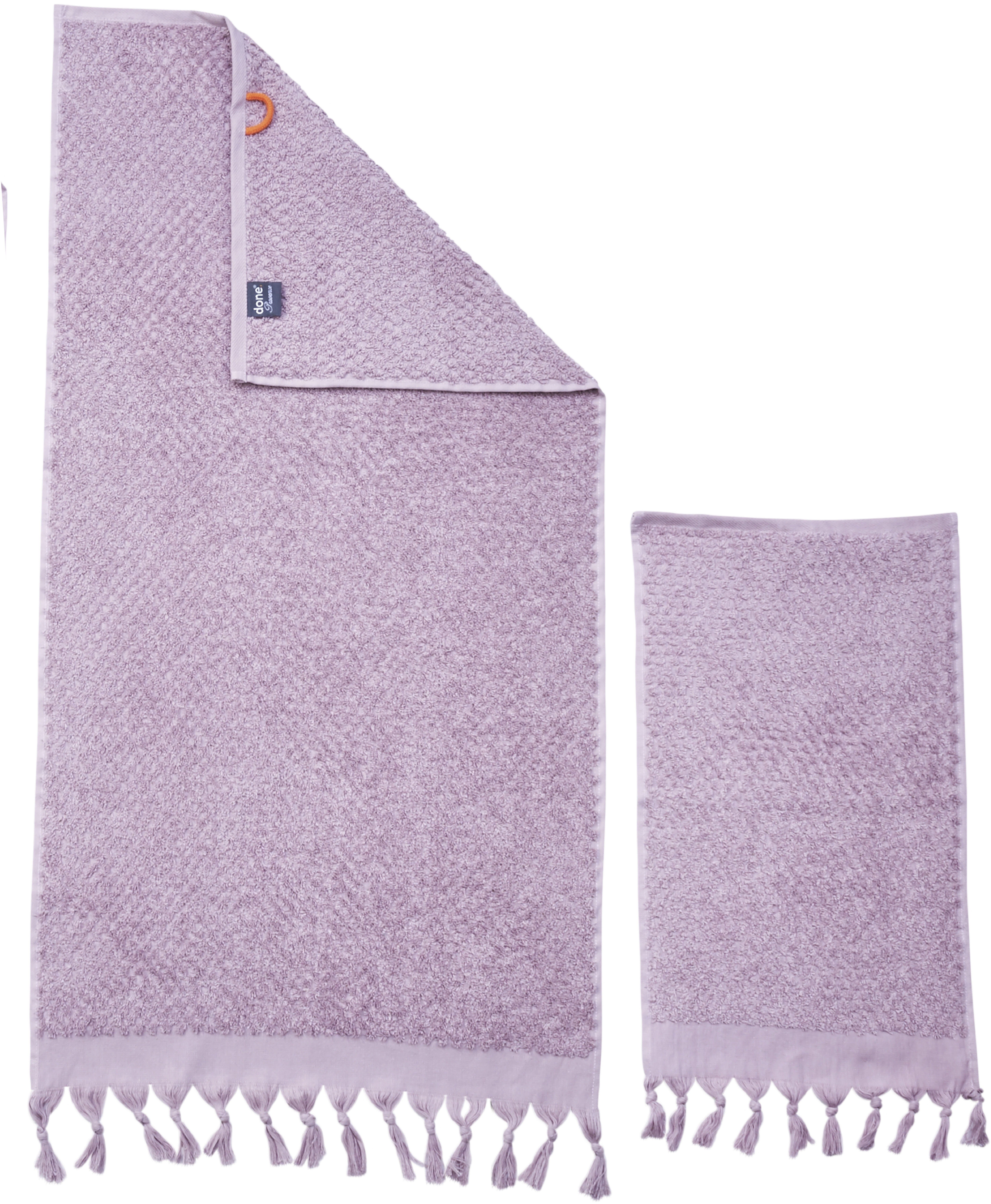 done.® Handdoekenset Provence honingraat 2 gastendoeken (30x50 cm), 2 handdoeken (50x100 cm) (set, 4 stuks)