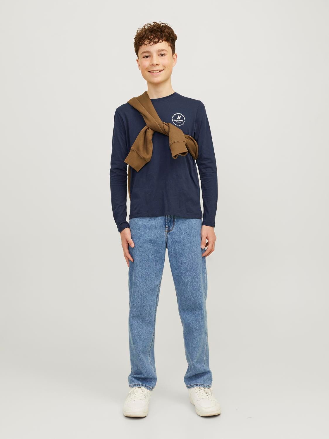 Jack & Jones Junior Shirt met lange mouwen JJESWIFT TEE LS NOOS JNR