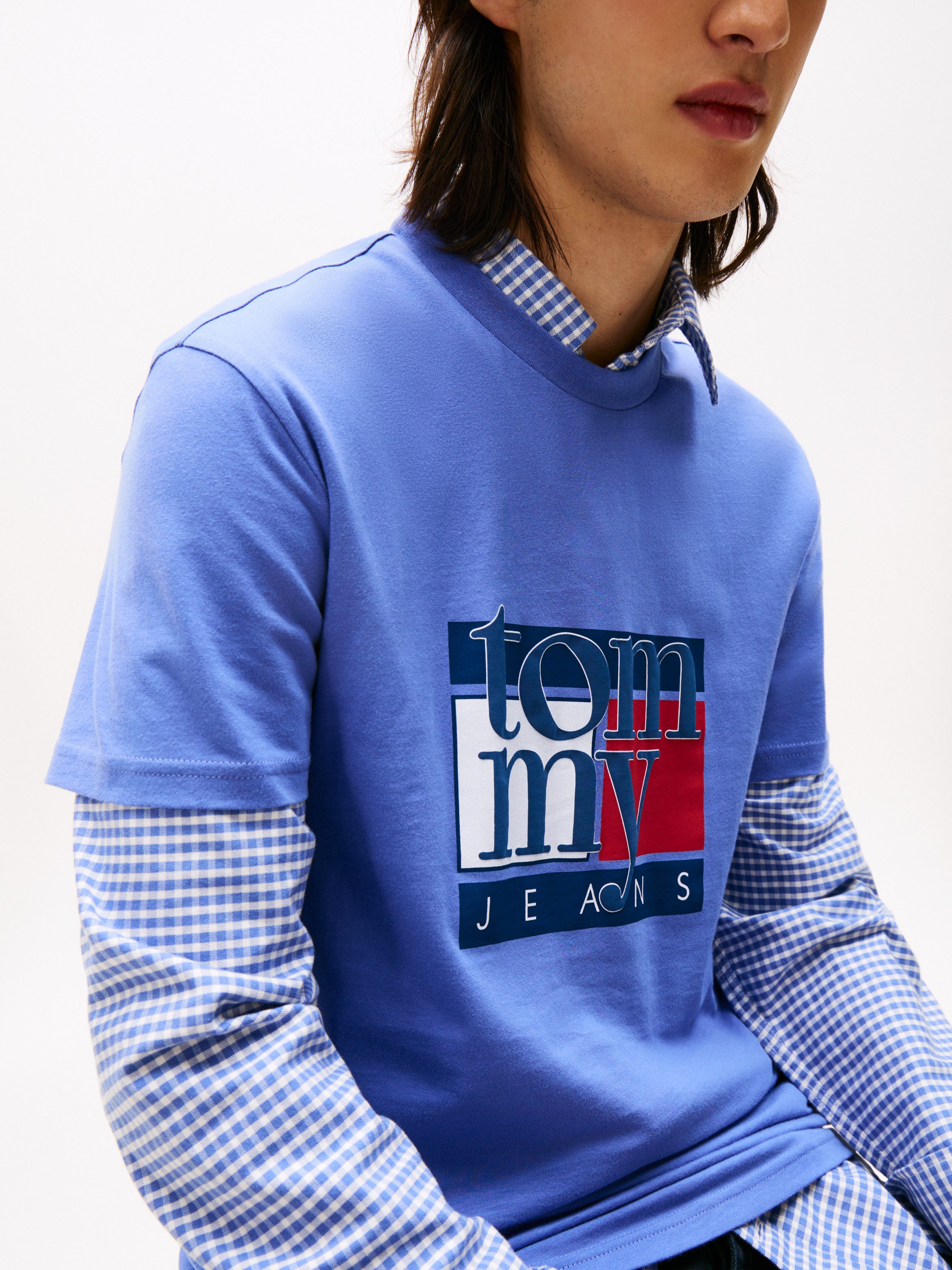 TOMMY JEANS T-shirt TJM RWB FLAG TEE EXT