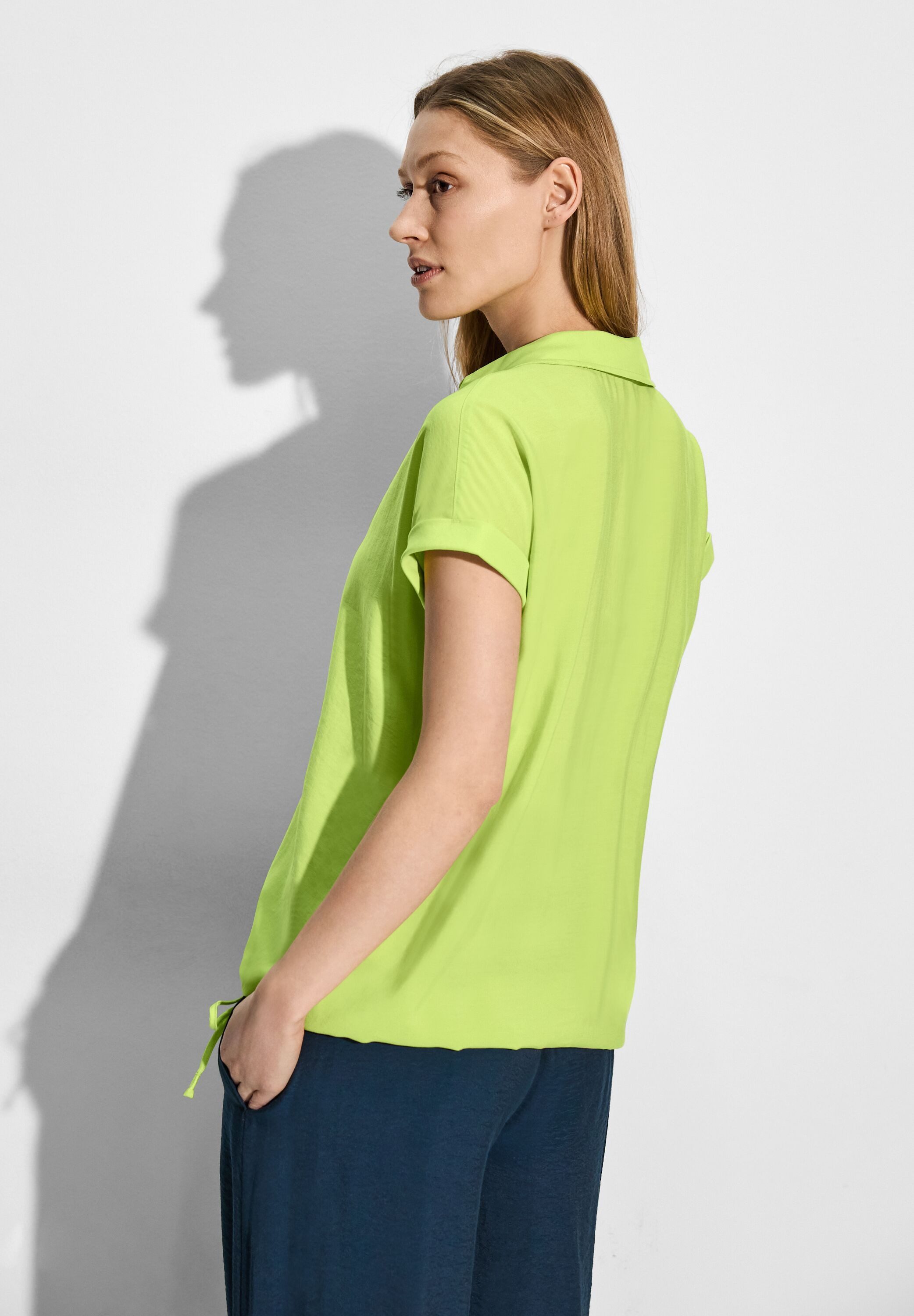 Cecil Blouse met korte mouwen met knoopsluiting