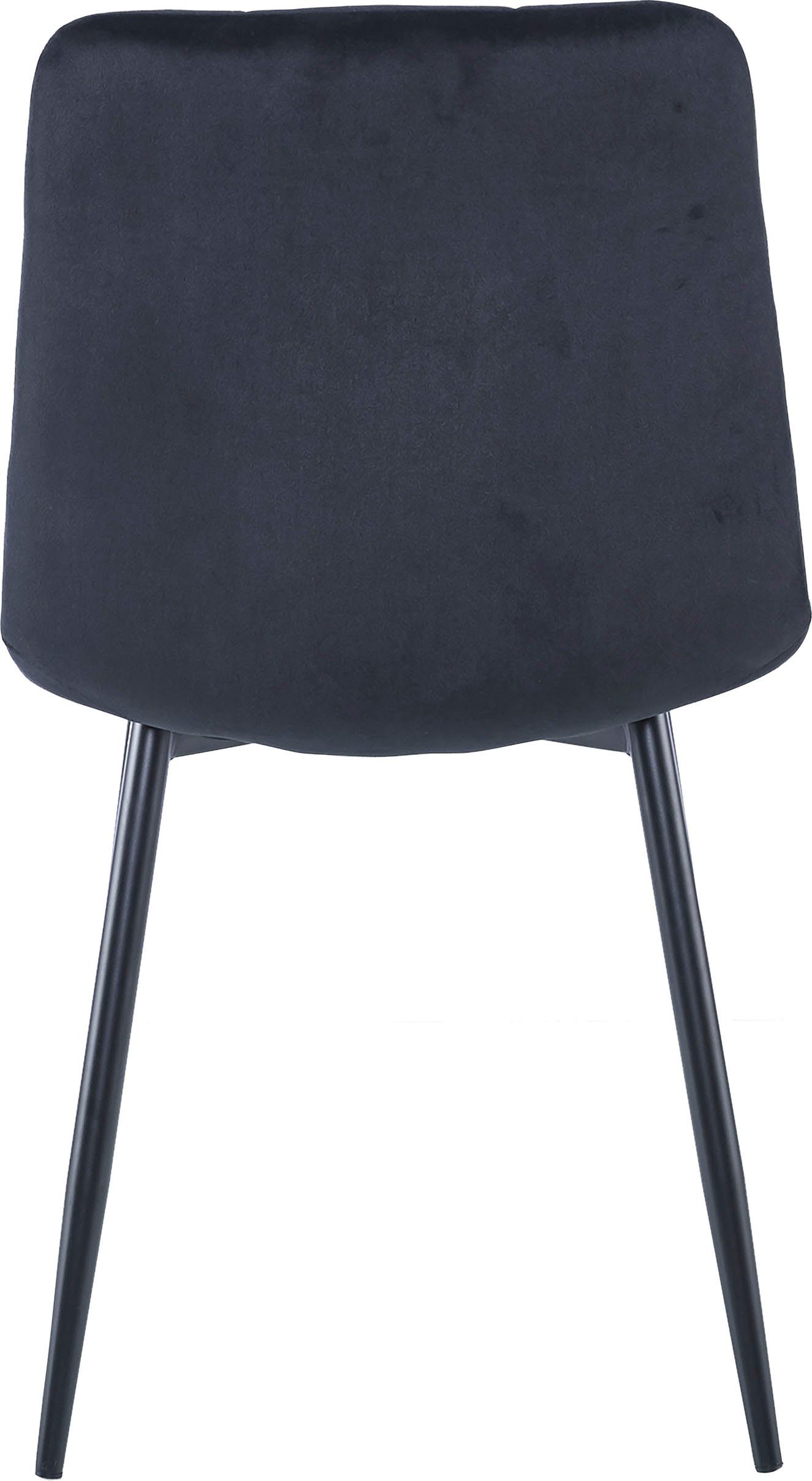Homexperts Eetkamerstoel Kelly Bekleding in fluwelen stof, keukenstoel (set, 2 stuks)