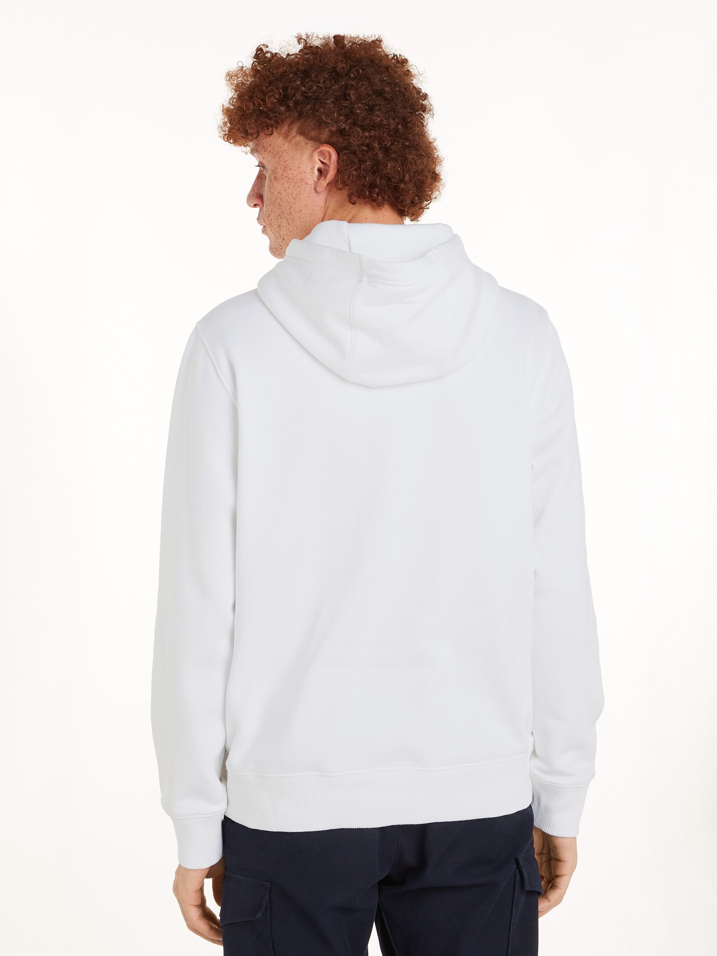 Tommy Hilfiger Hoodie HILFIGER CHEST INSERT HOODY met capuchon, kangoeroezak, logo-inscriptie