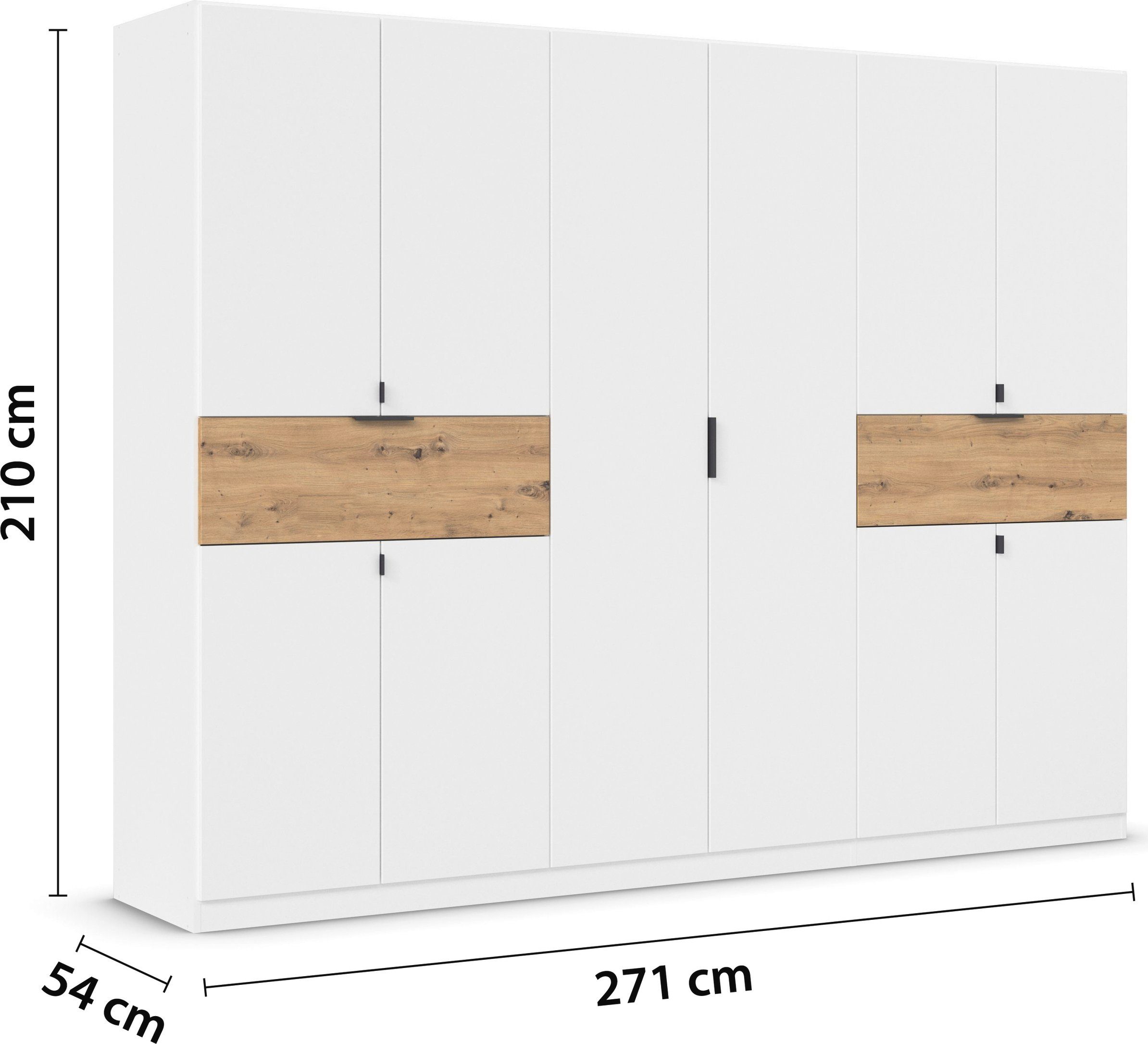 rauch Draaideurkast Kledingkast kast garderobe waskast TICAO met 2 ruime lades, veel opbergruimte made in germany