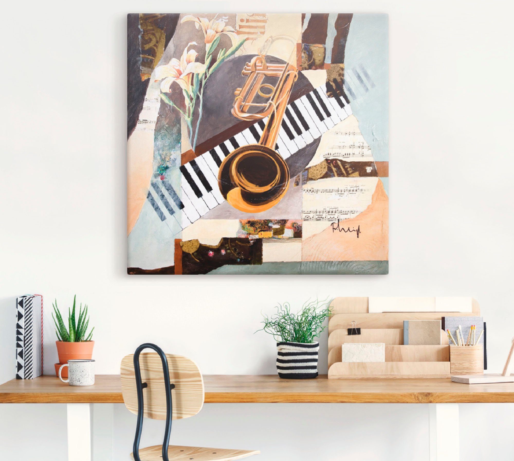 Artland Artprint Toscane Herinneringen als artprint op linnen, poster in verschillende formaten maten