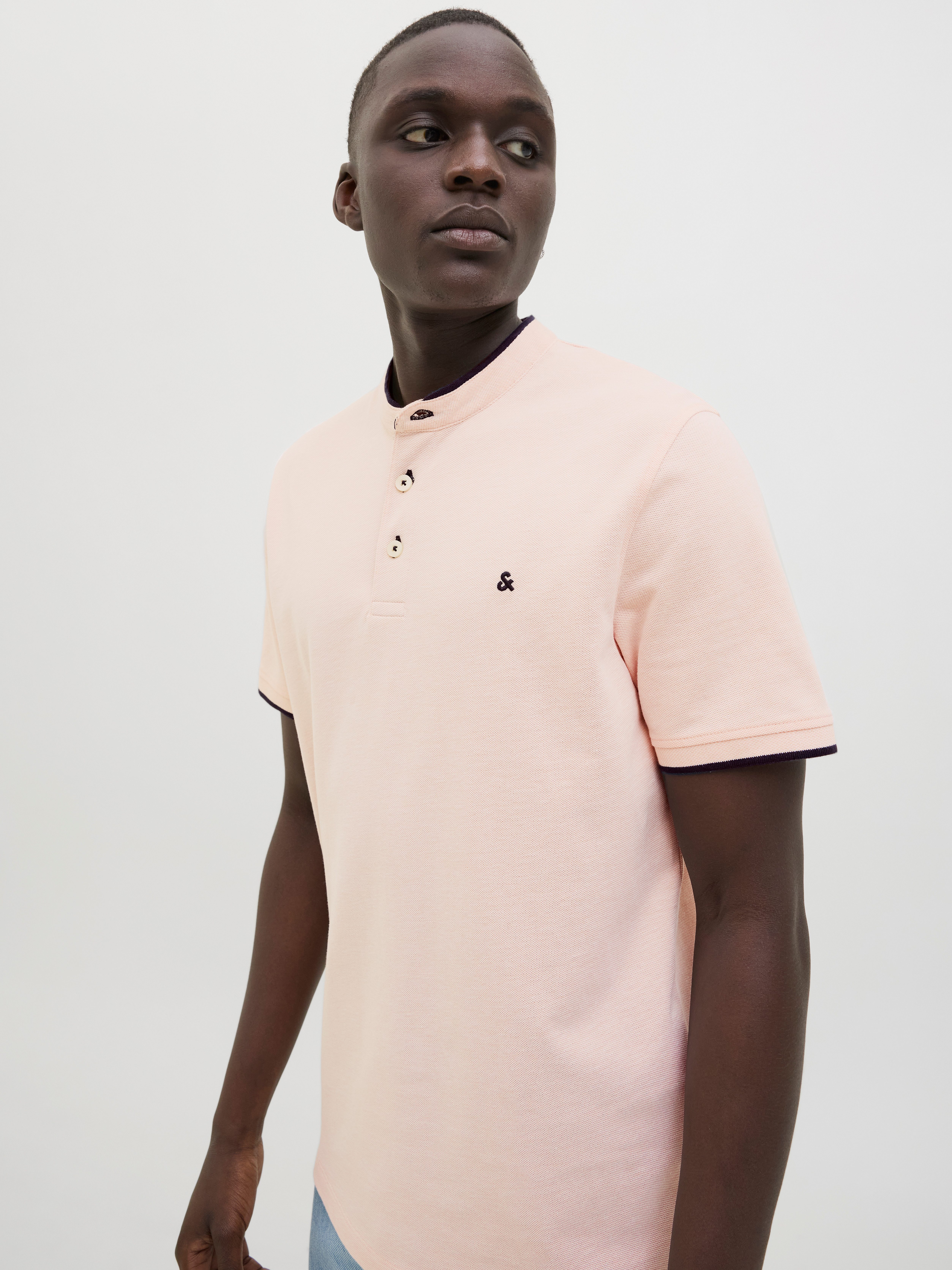 Jack & Jones Poloshirt JJEPAULOS MAO POLO met geborduurd logo