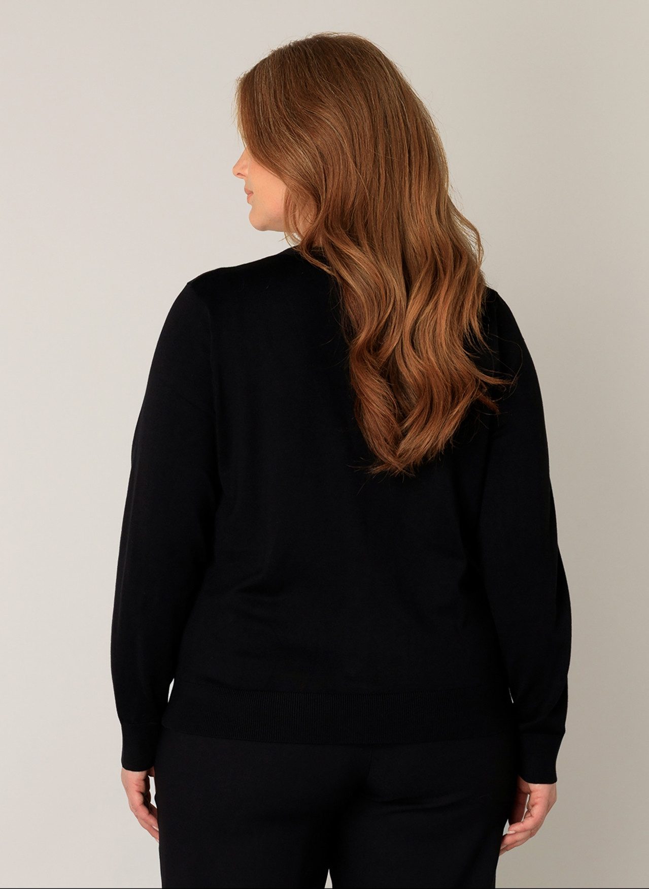 Base Level Curvy Cardigan BAS-YVONNE