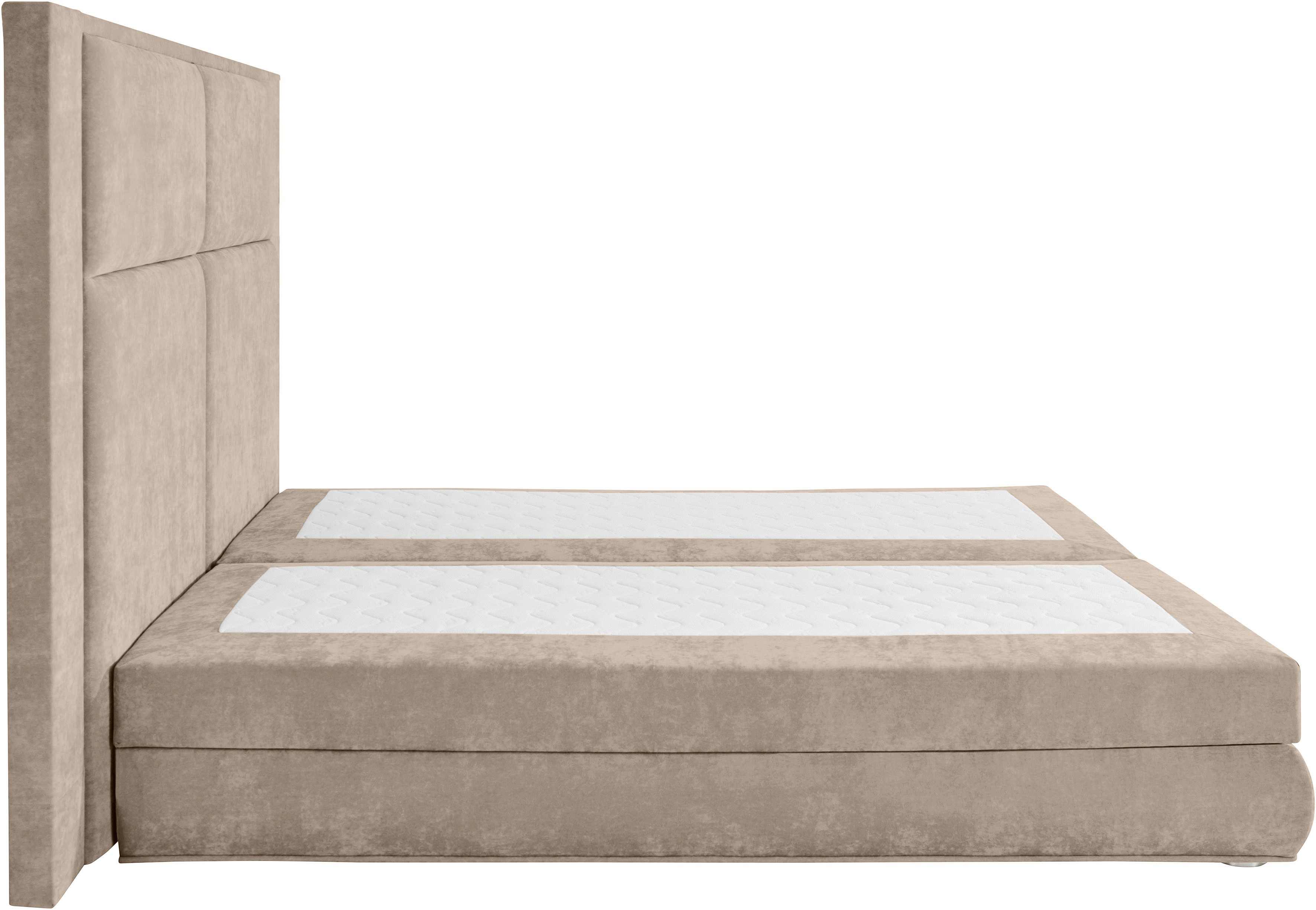 COLLECTION AB Boxspring Copenhagen inclusief bedkist, topmatras, naar keuze met ledverlichting