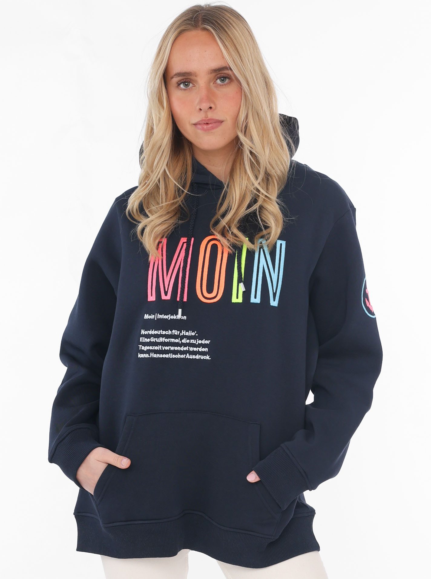 Zwillingsherz Sweatshirt dames truien & sweaters maat L/XL blauw