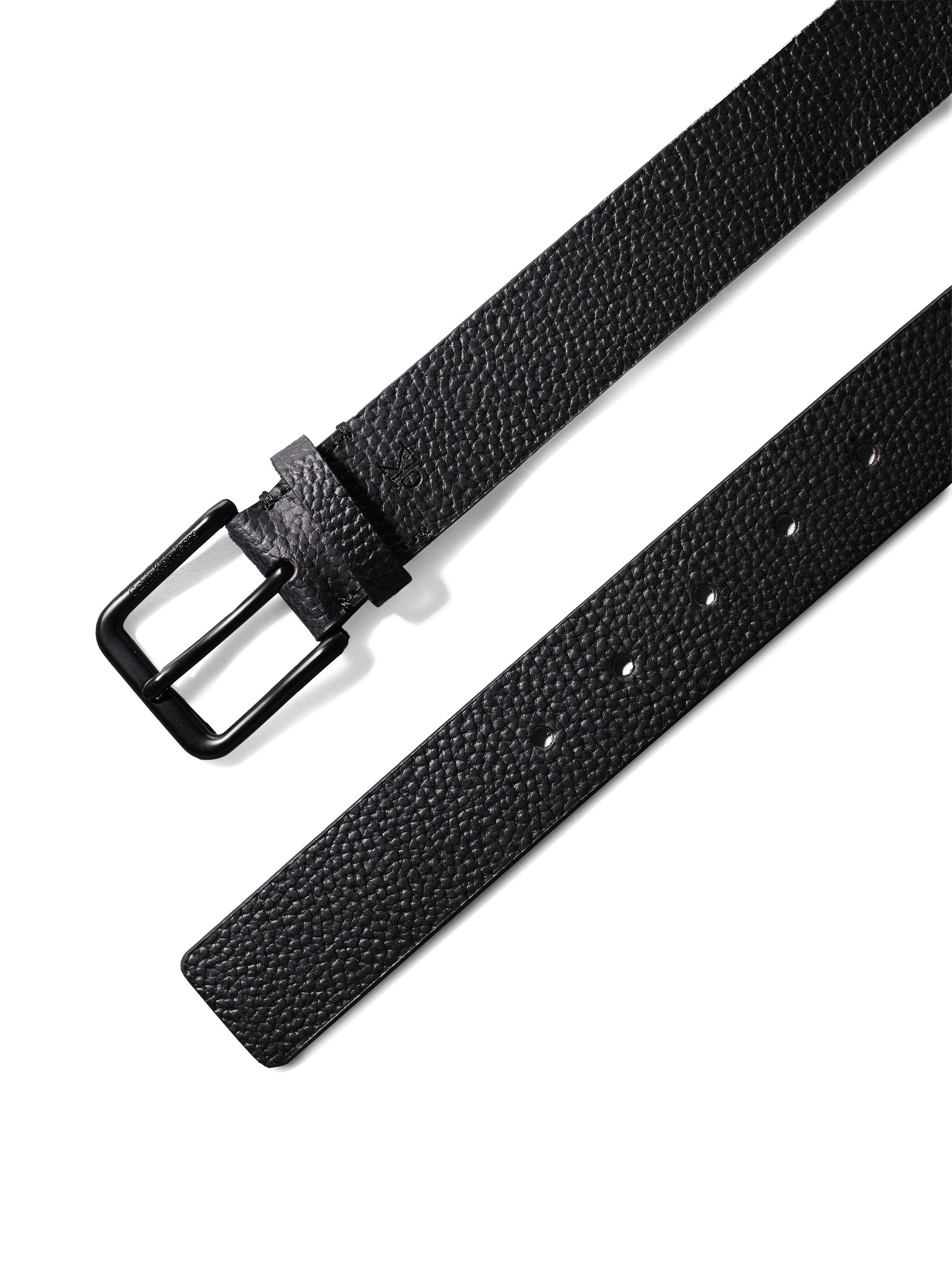 Calvin Klein Leren riem CLASSIC CASUAL BELT 35MM Logoprand eenvoudige doornsluiting