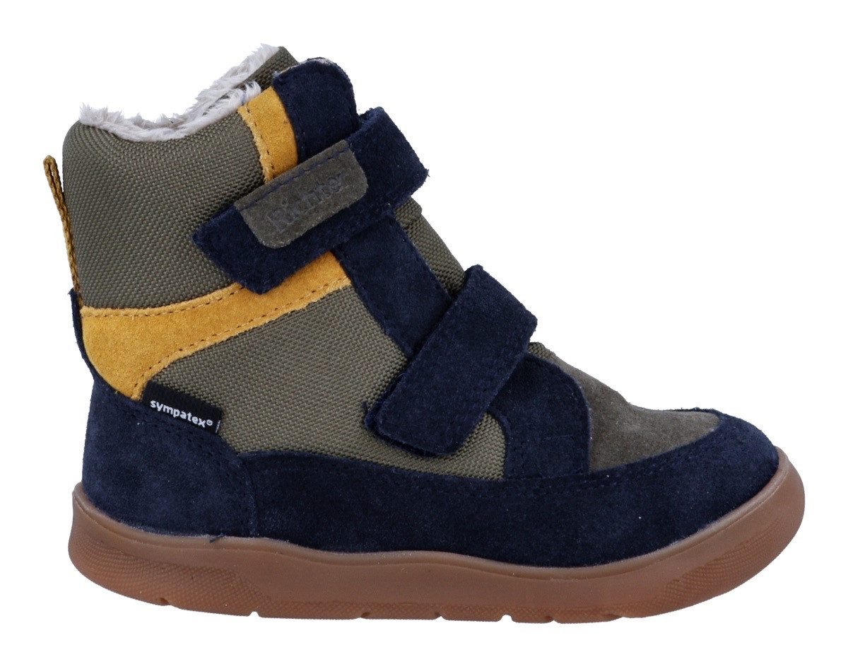 Richter Winterlaarzen Samy WMS: gemiddeld Barefootschoen, klittenbandlaars met Sympatex, maatsjabloon om te downloaden