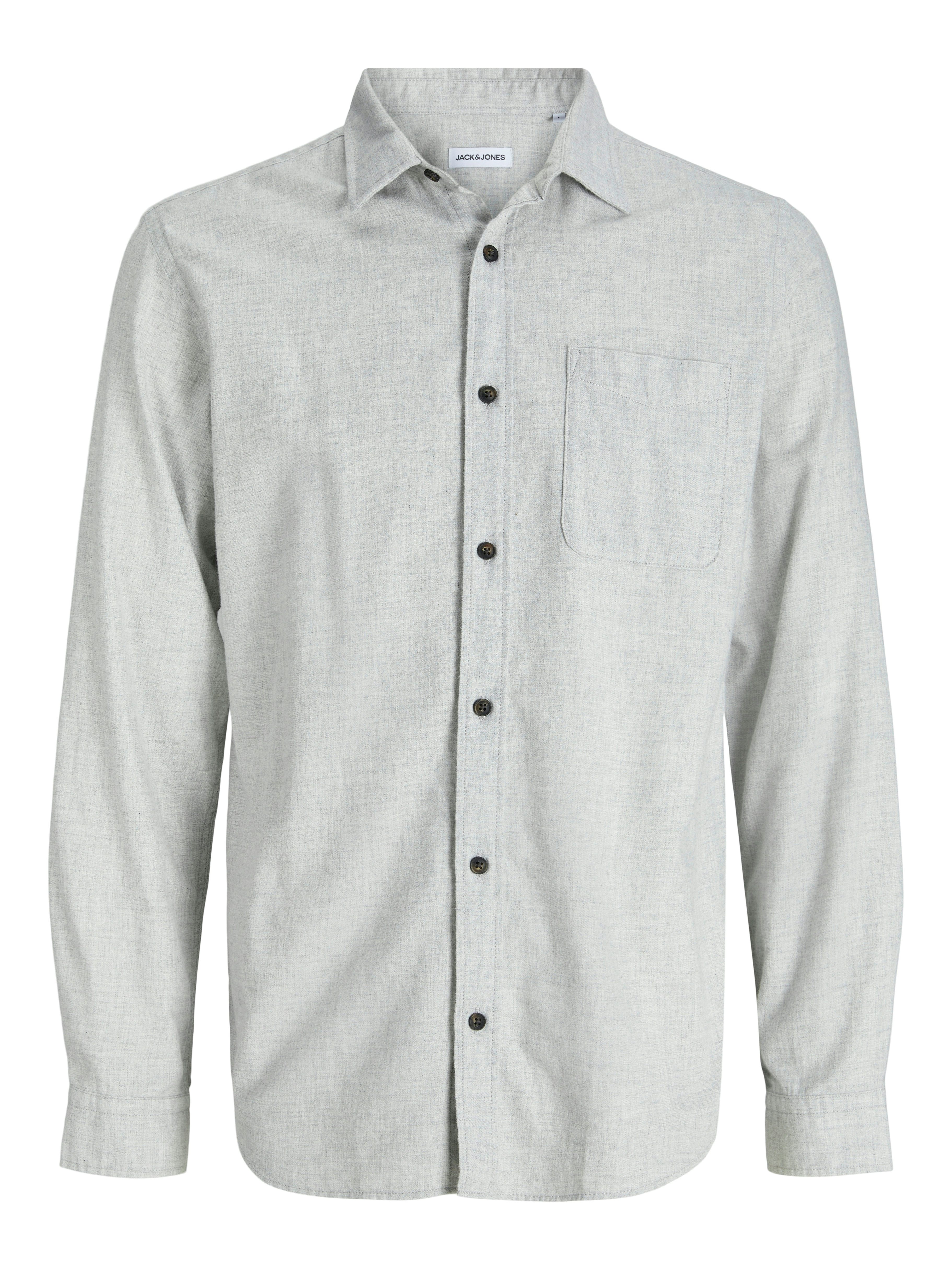 Jack & Jones Overhemd met lange mouwen JJECLASSIC MELANGE SHIRT L/S NOOS
