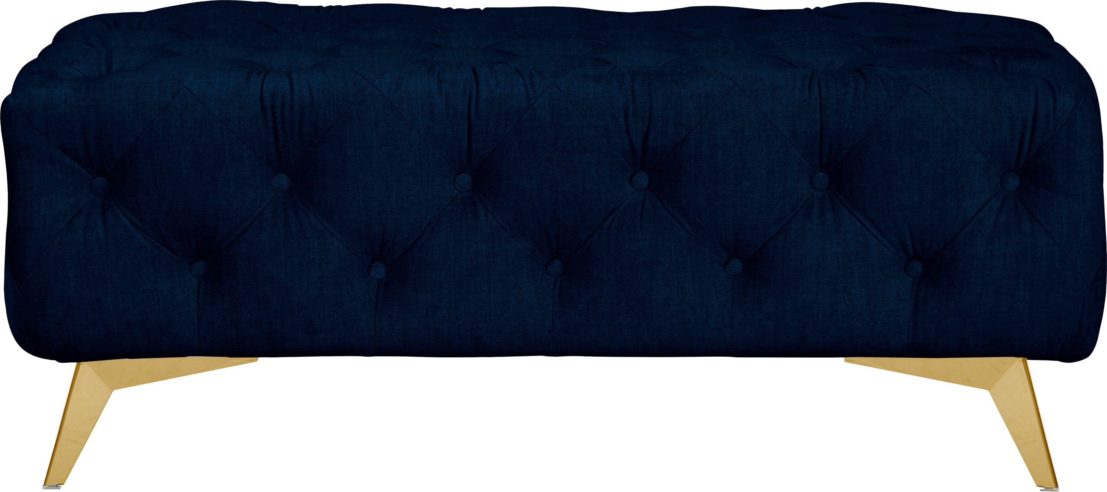 Leonique Hocker Glynis luxueuze capitonnage, moderne chesterfield look, kleur van de poten ter keuze