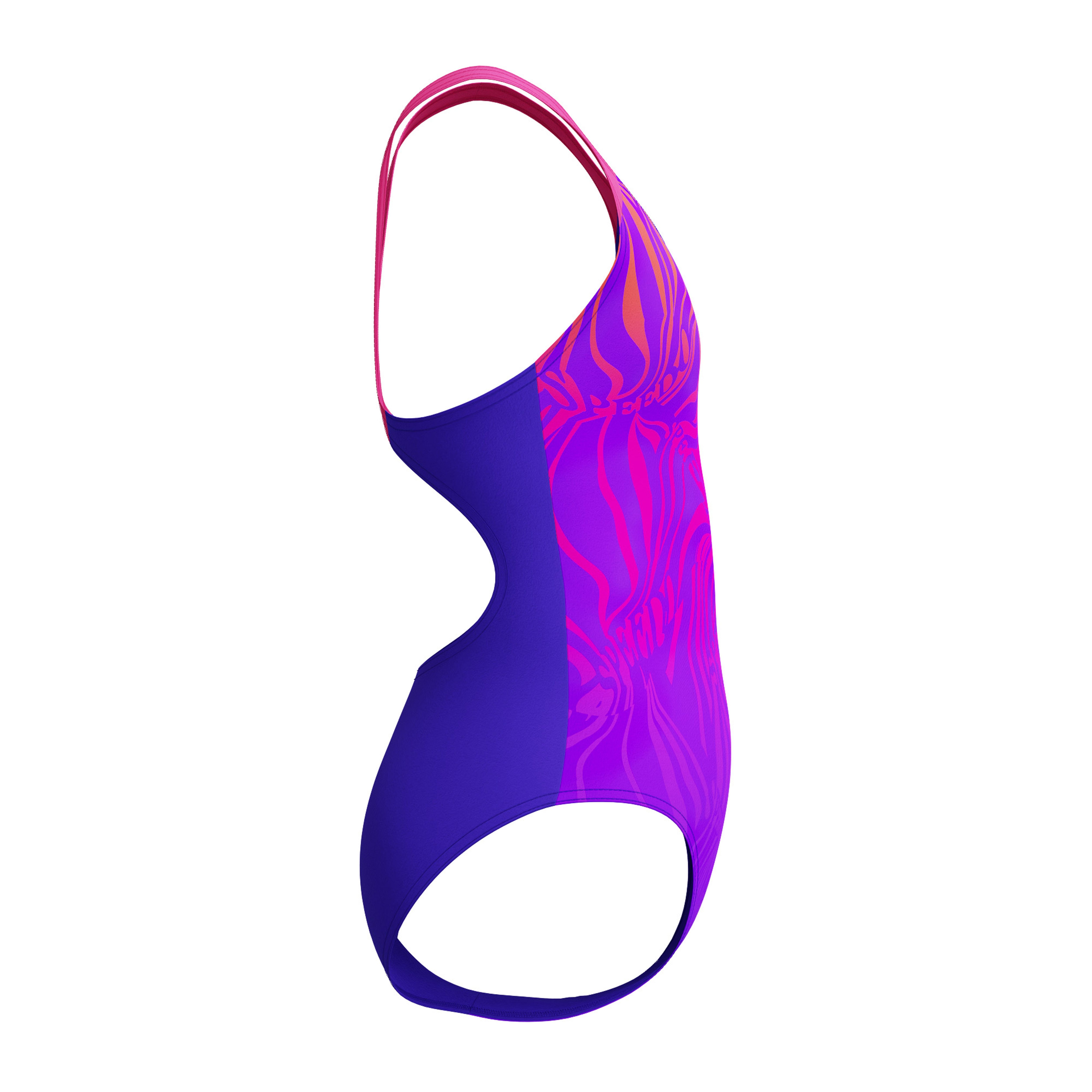 Speedo Badpak Girls digitale plaatsing splashback voor meisjes (1 stuk)