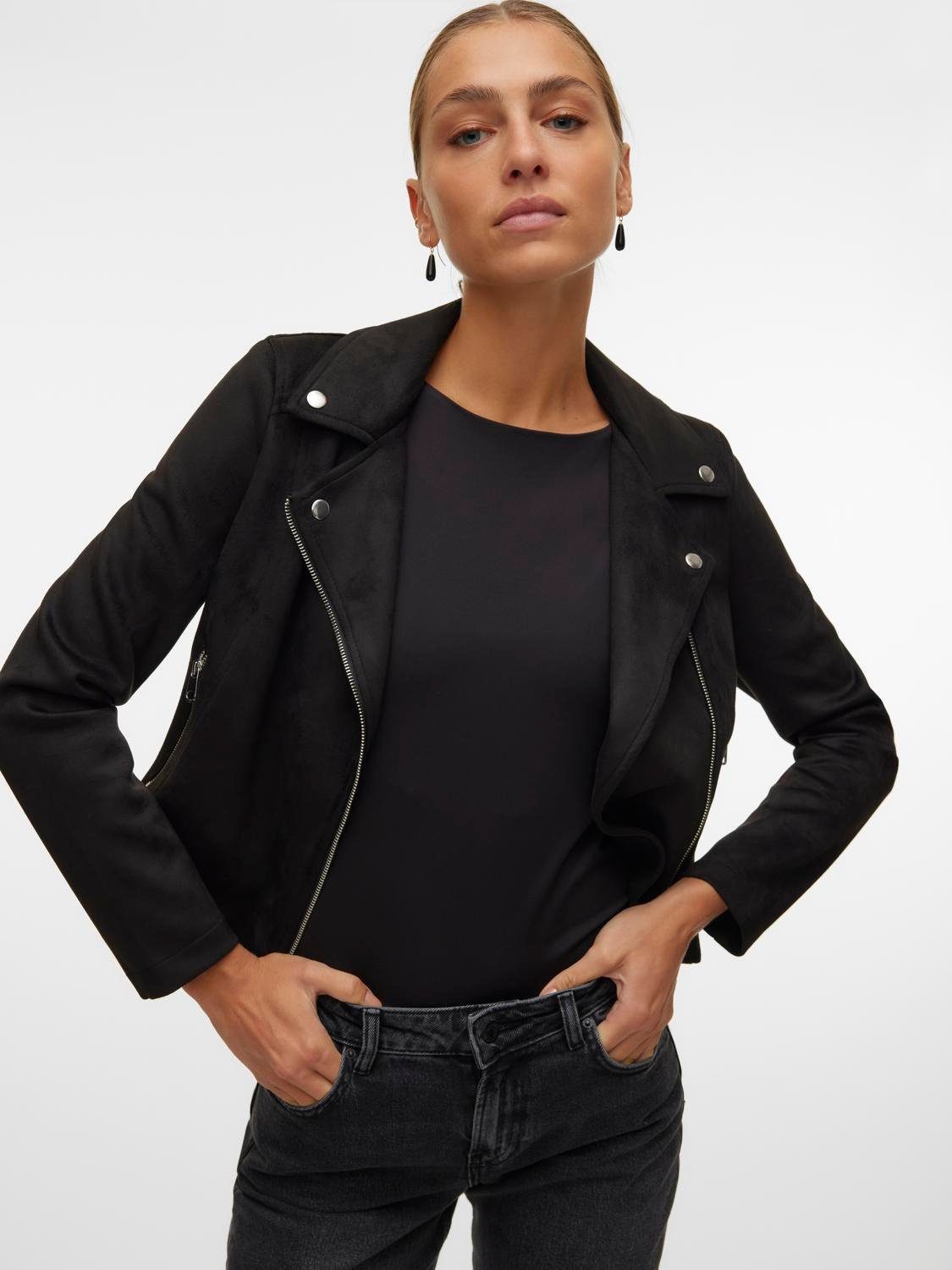 Vero Moda Imitatieleren jack VMJOSE SHORT FAUX SUEDE JACKET NOOS