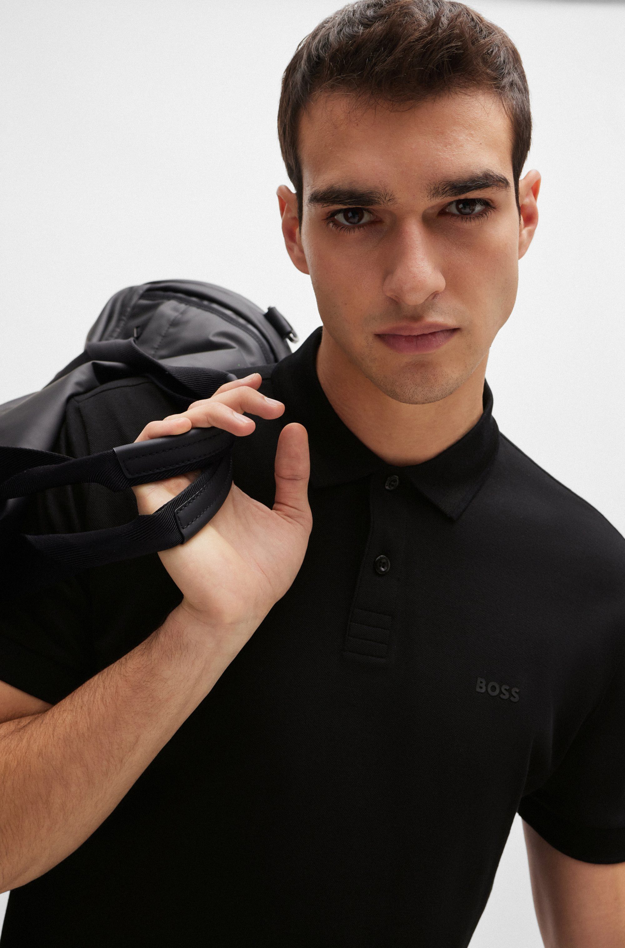 BOSS GREEN Poloshirt Pio 1 met een polokraag