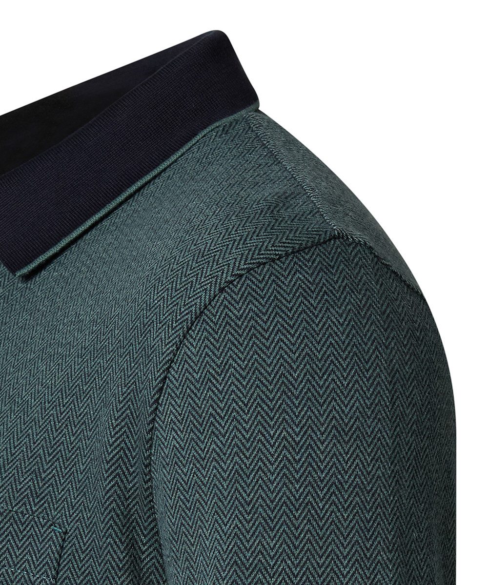 Pierre Cardin Poloshirt met lange mouwen