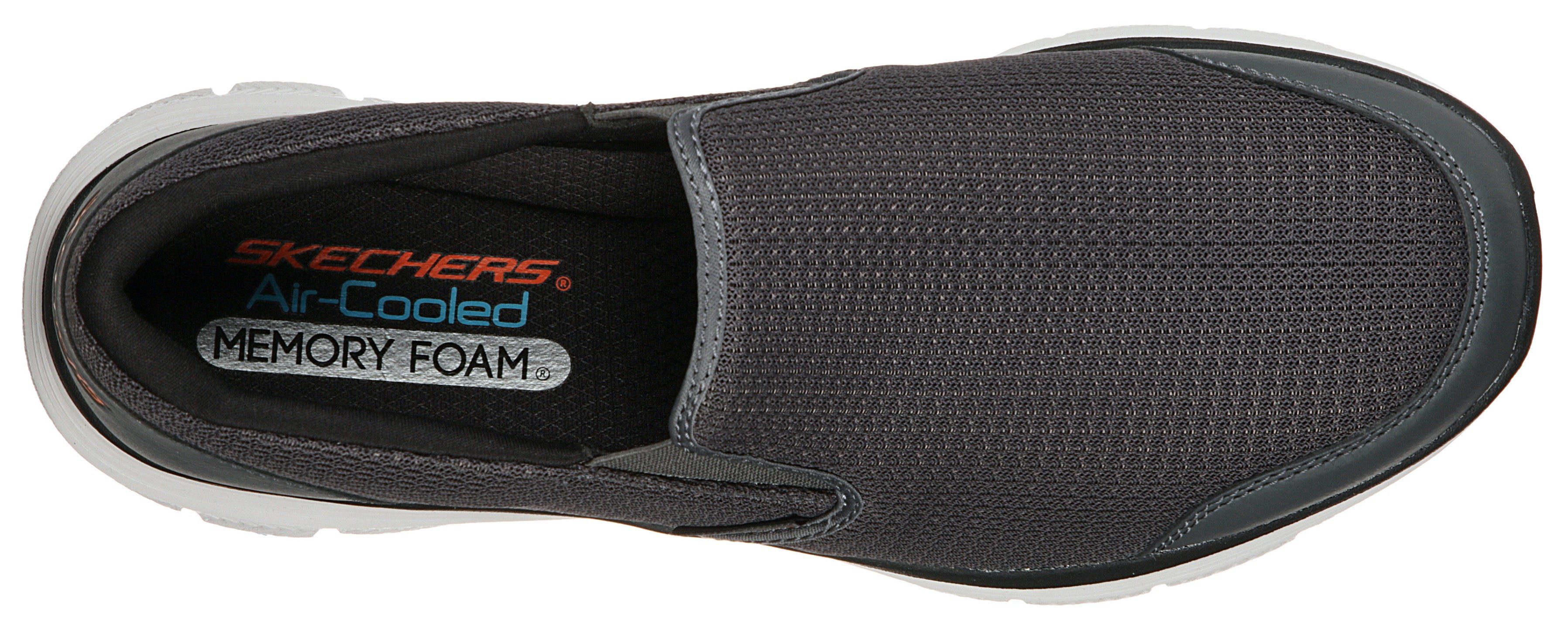 Skechers Slip-on sneakers FLEX ADVANTAGE 4.0 Slipper, slip-on schoen, comfortschoen met air cooled memory foam
