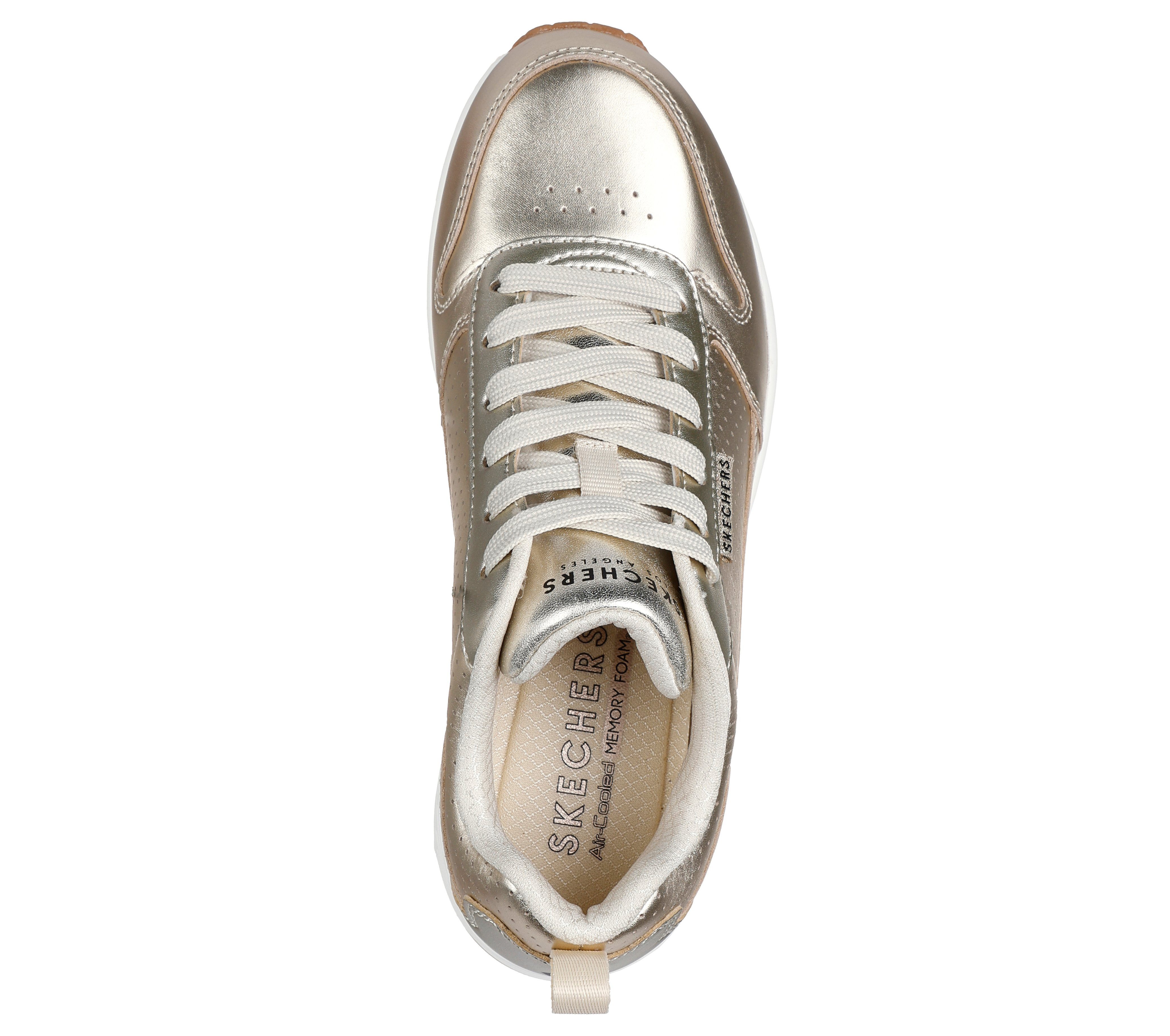 Skechers Sneakers Uno - Metallixs Wedge sneakers, plateausneakers, veterschoenen met Skech-Air