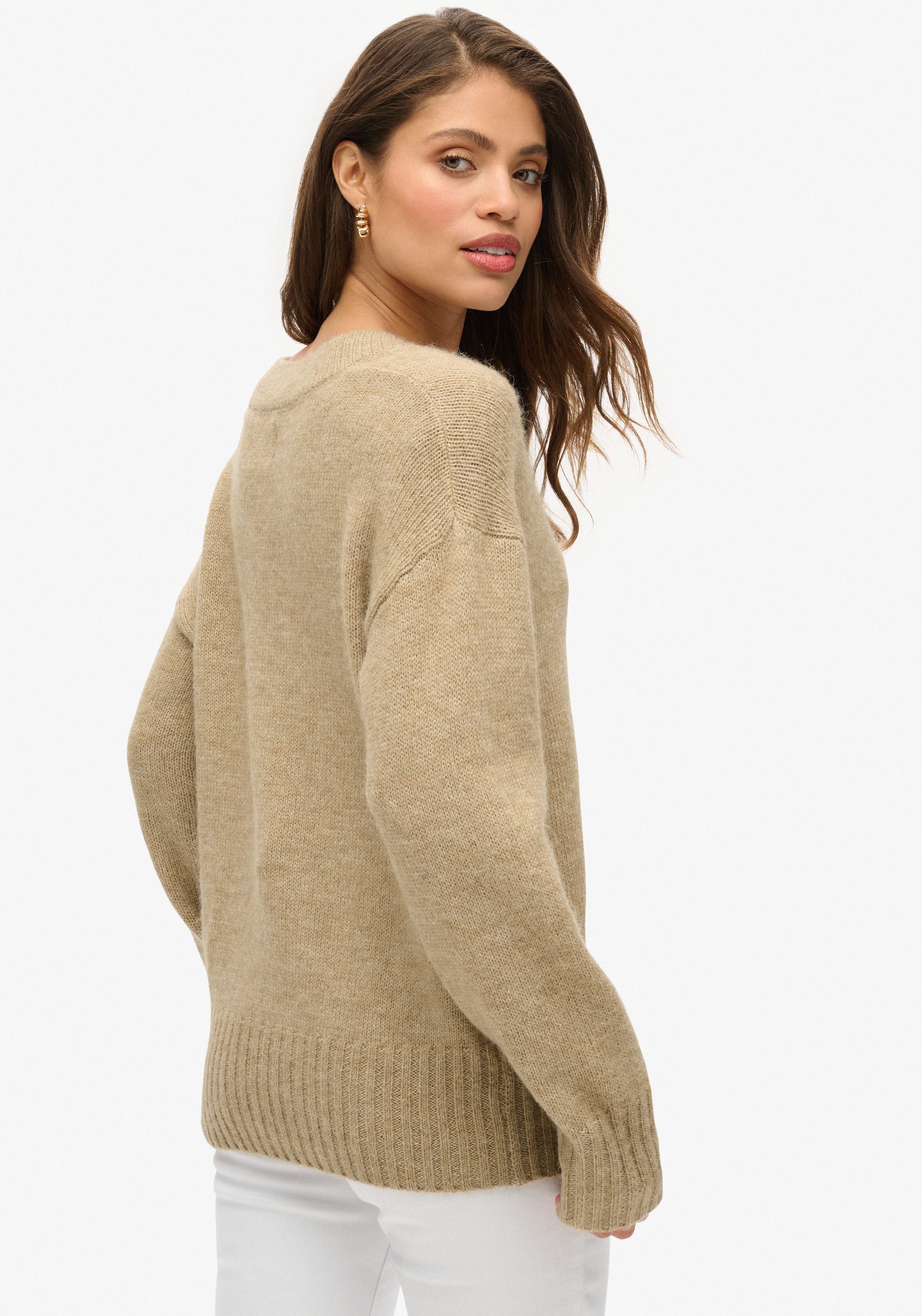 Superdry Gebreide trui ESSENTIAL V NECK JUMPER