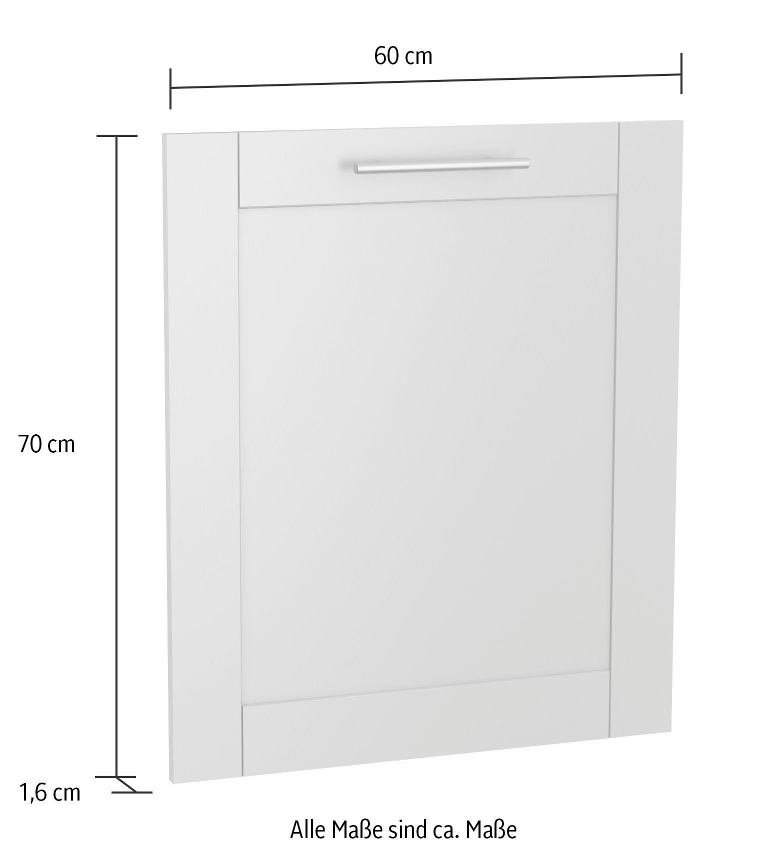OPTIFIT Frontstrook Ahus Breedte 60 cm