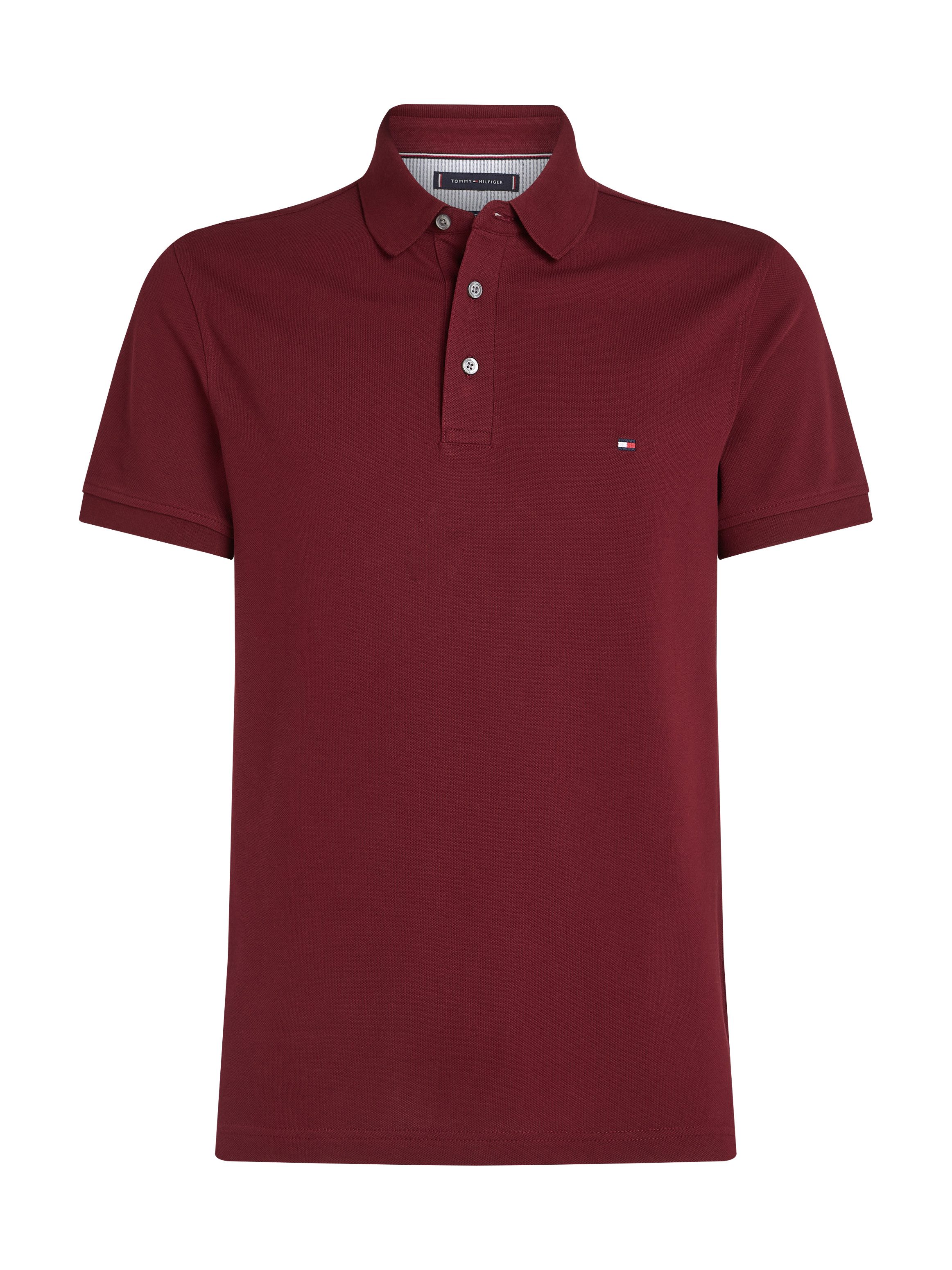 Tommy Hilfiger Poloshirt 1985 SLIM POLO met piquéstructuur en borduursel