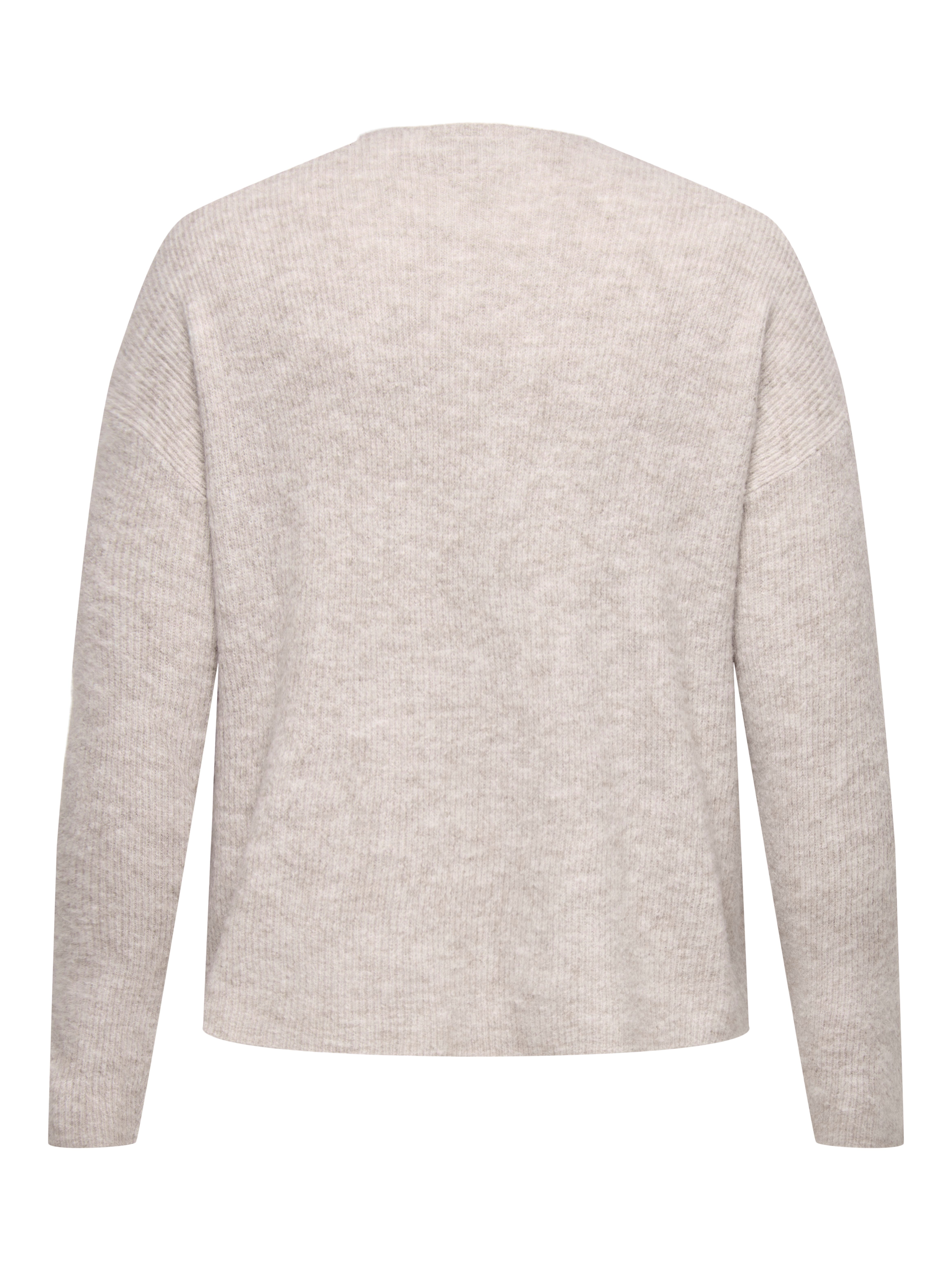 ONLY CARMAKOMA Gebreide trui CARCAMILLA V-NECK L/S PULLOVER KNT NOOS