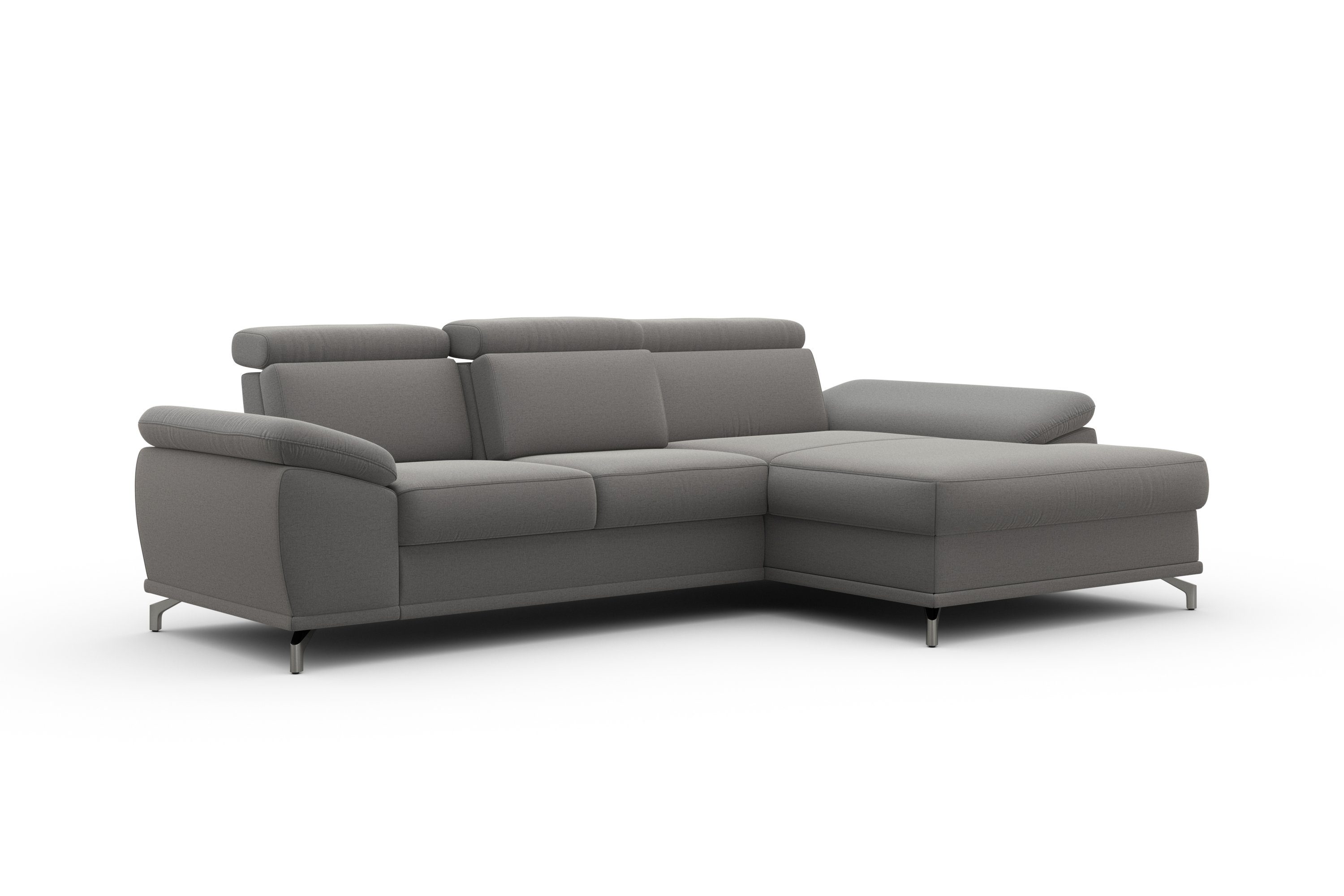 sit&more Hoekbank Cabrio L-vorm, met zitdiepteverstelling, arm- en hoofdsteunverstelling