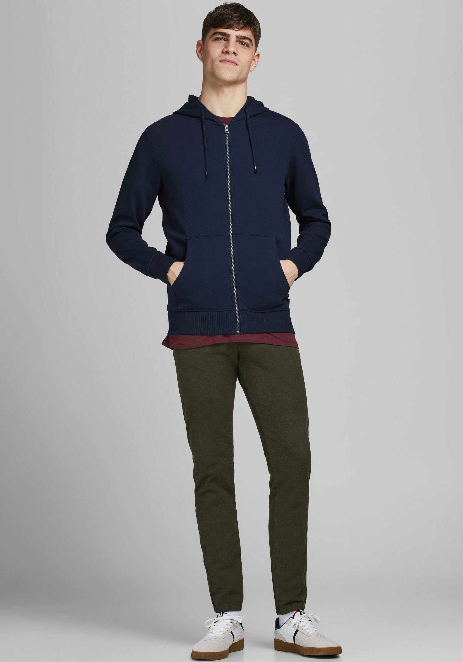 Jack & Jones Capuchonsweatvest BASIC SWEAT ZIP HOOD