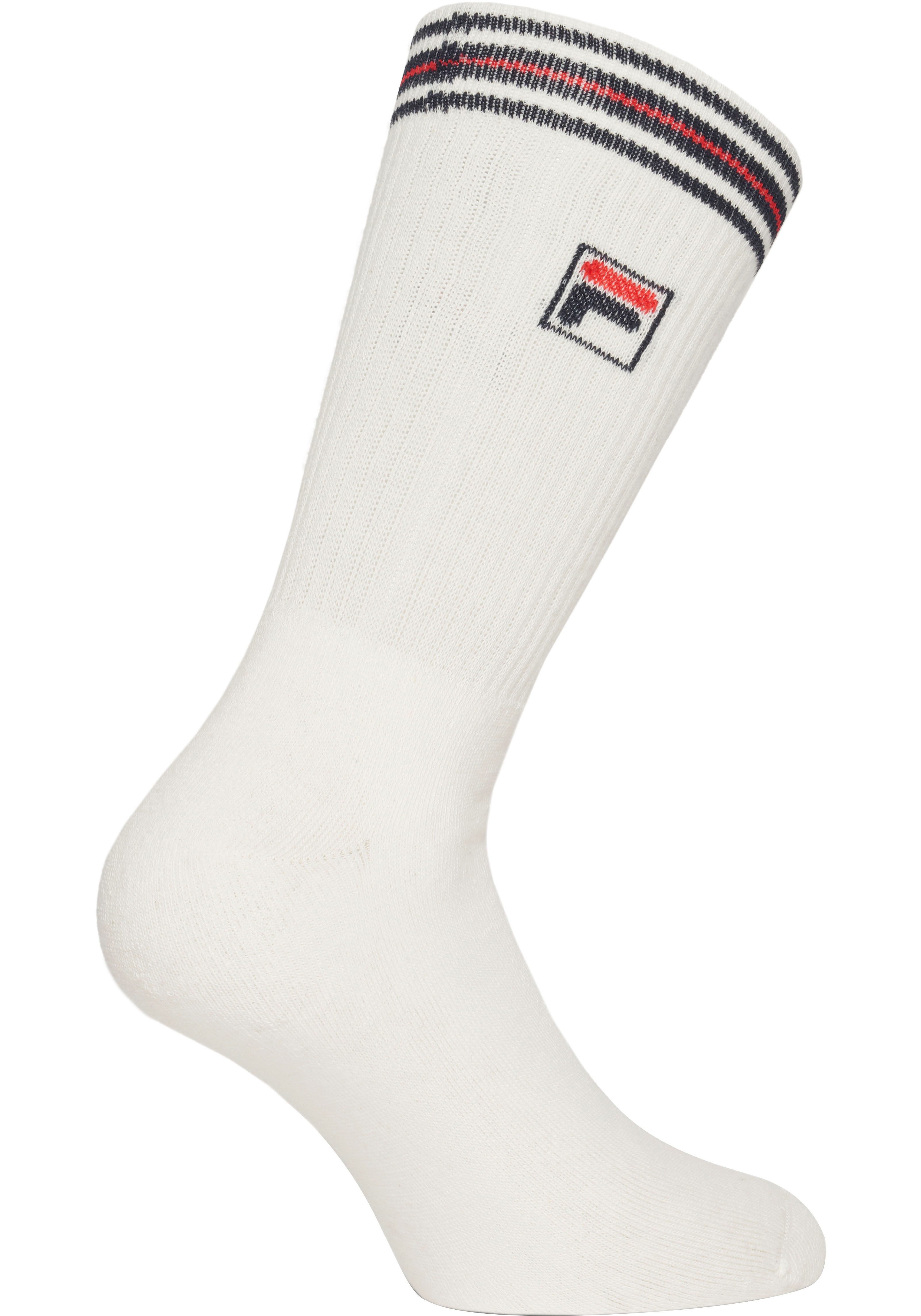 Fila Sportsokken UNISEX TOP QUALITY FULL TERRY VINTAGE SOCKS (4 paar)
